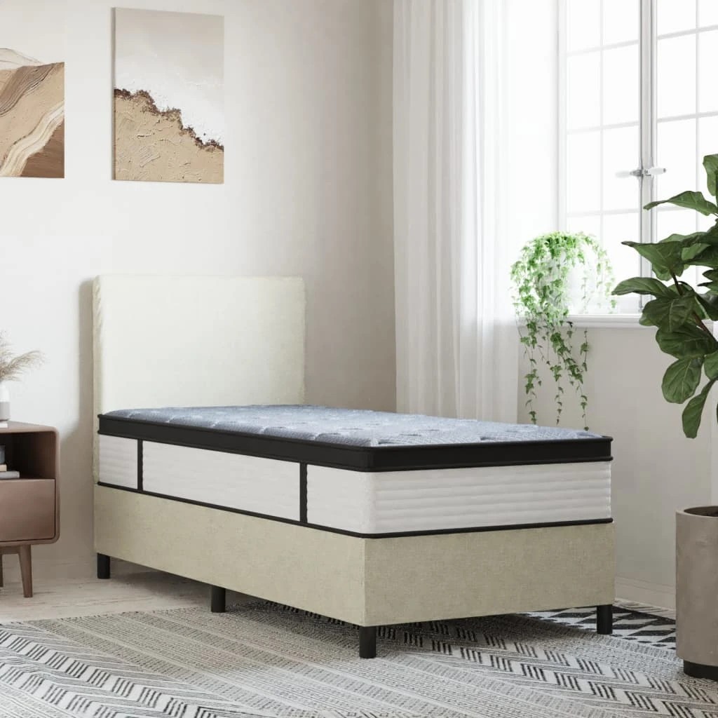 2 Vidaxl Mattress - Grey - Single Bed - Grey, 2 of 9