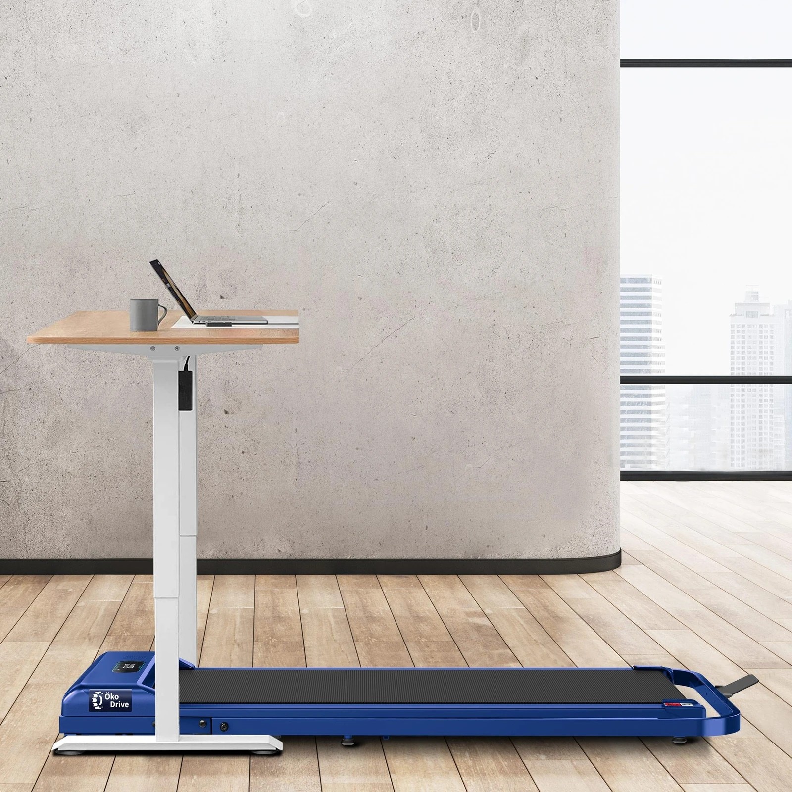 4 Black Lord Treadmill Electric Walking Pad Home Office Gym Fitness Foldable - Blue, 4 of 9