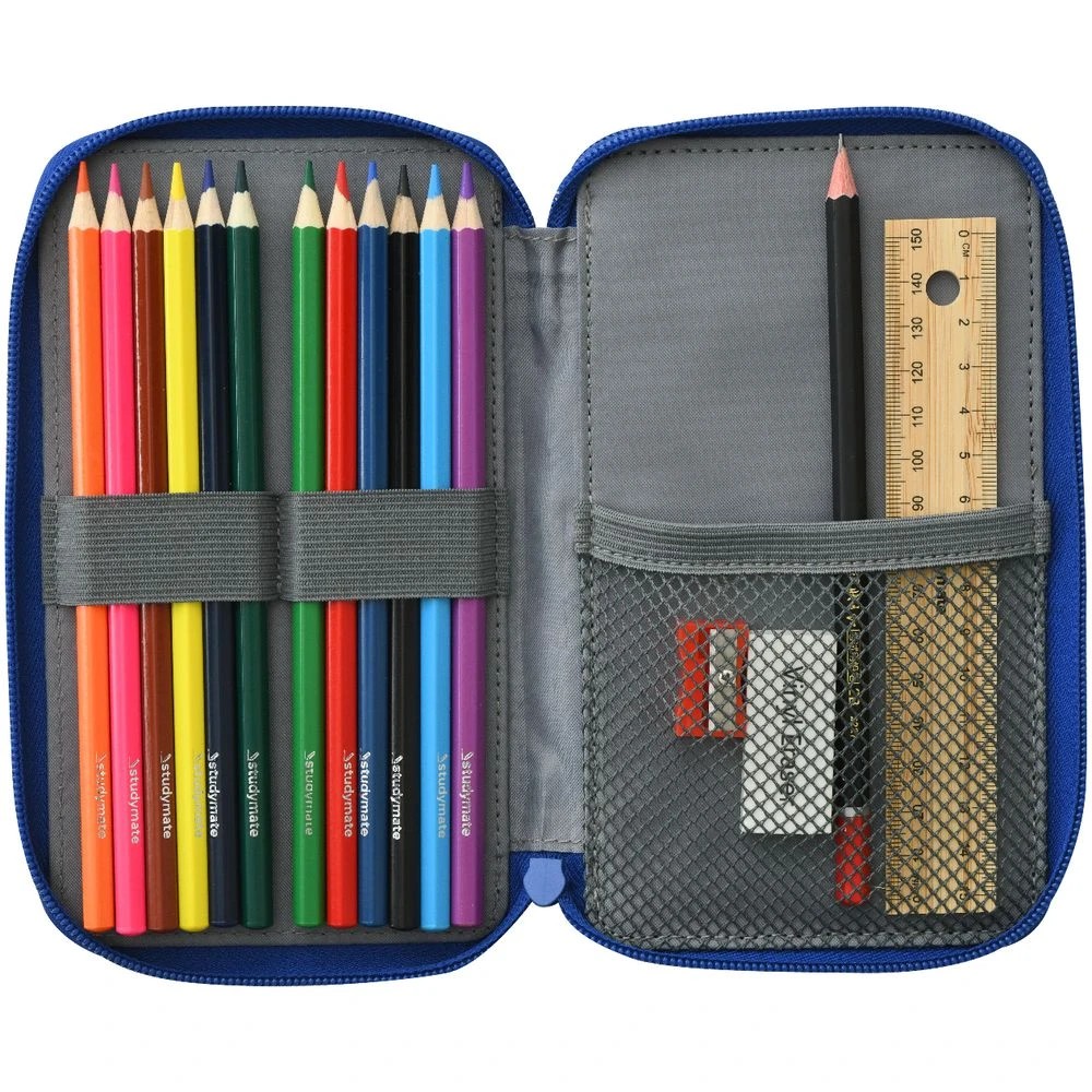 8 Studymate Pencil Case Set Camo 32 Piece, 8 of 10
