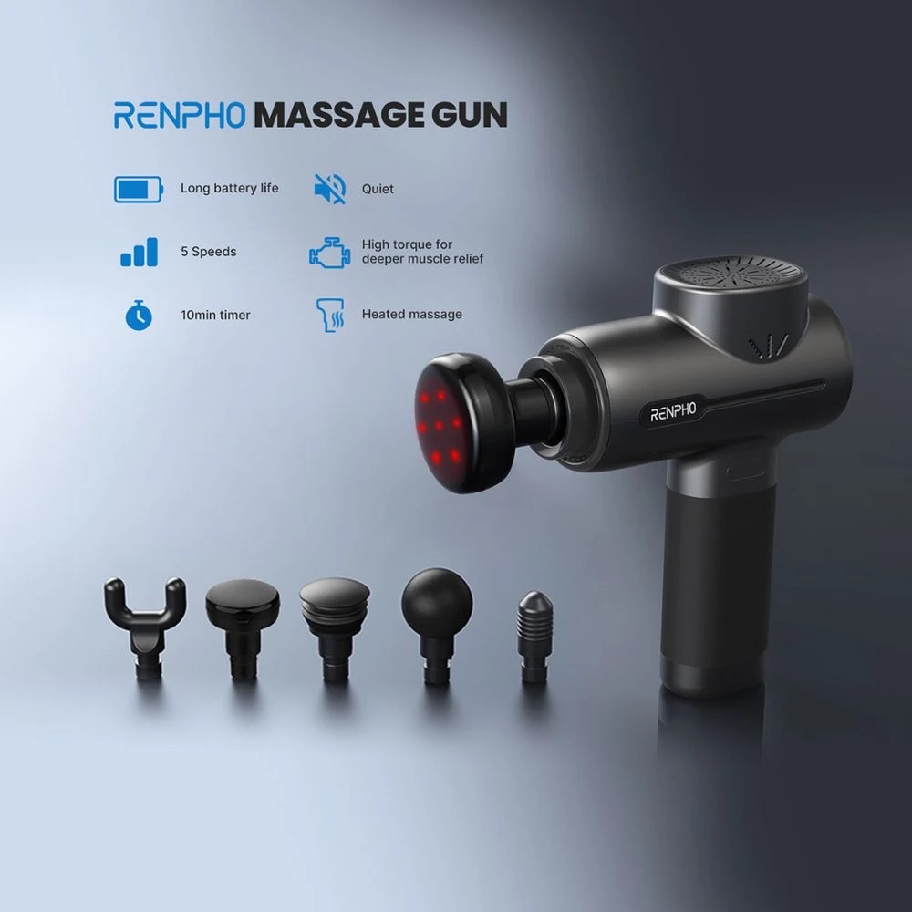 2 RENPHO Massage Gun with Heat, 2 of 8