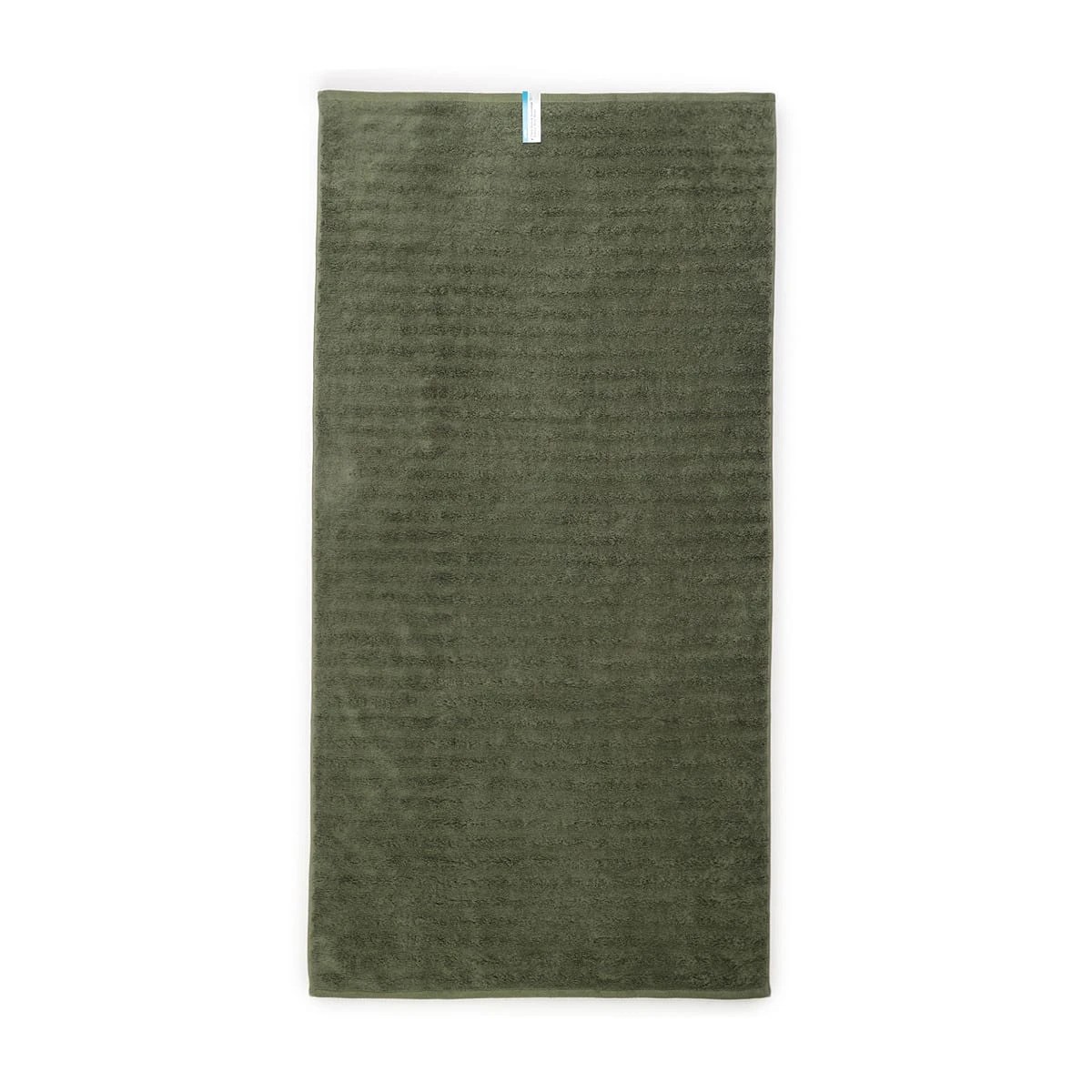 5 Thick Ribbed Australian Cotton Bath Sheet - Forest Green, 5 of 5