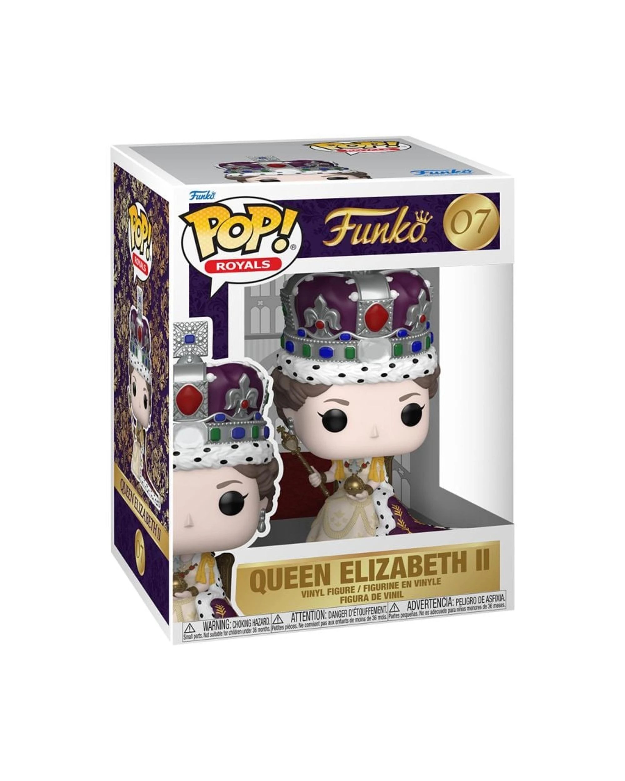 3 Royal Family Queen Elizabeth II - Coronation -  Funko POP! Premium Vinyl, 3 of 3