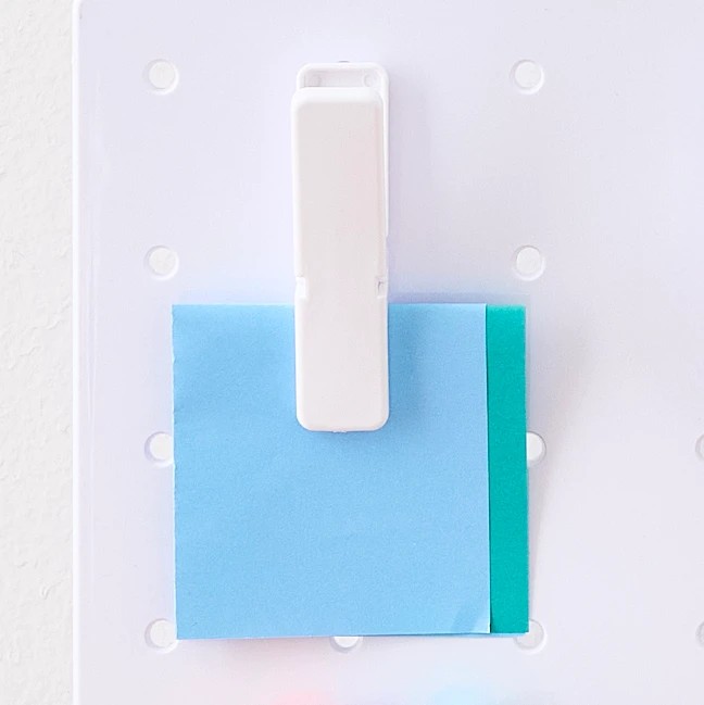 3 2 Pack Pegboard Organiser Clip, 3 of 8