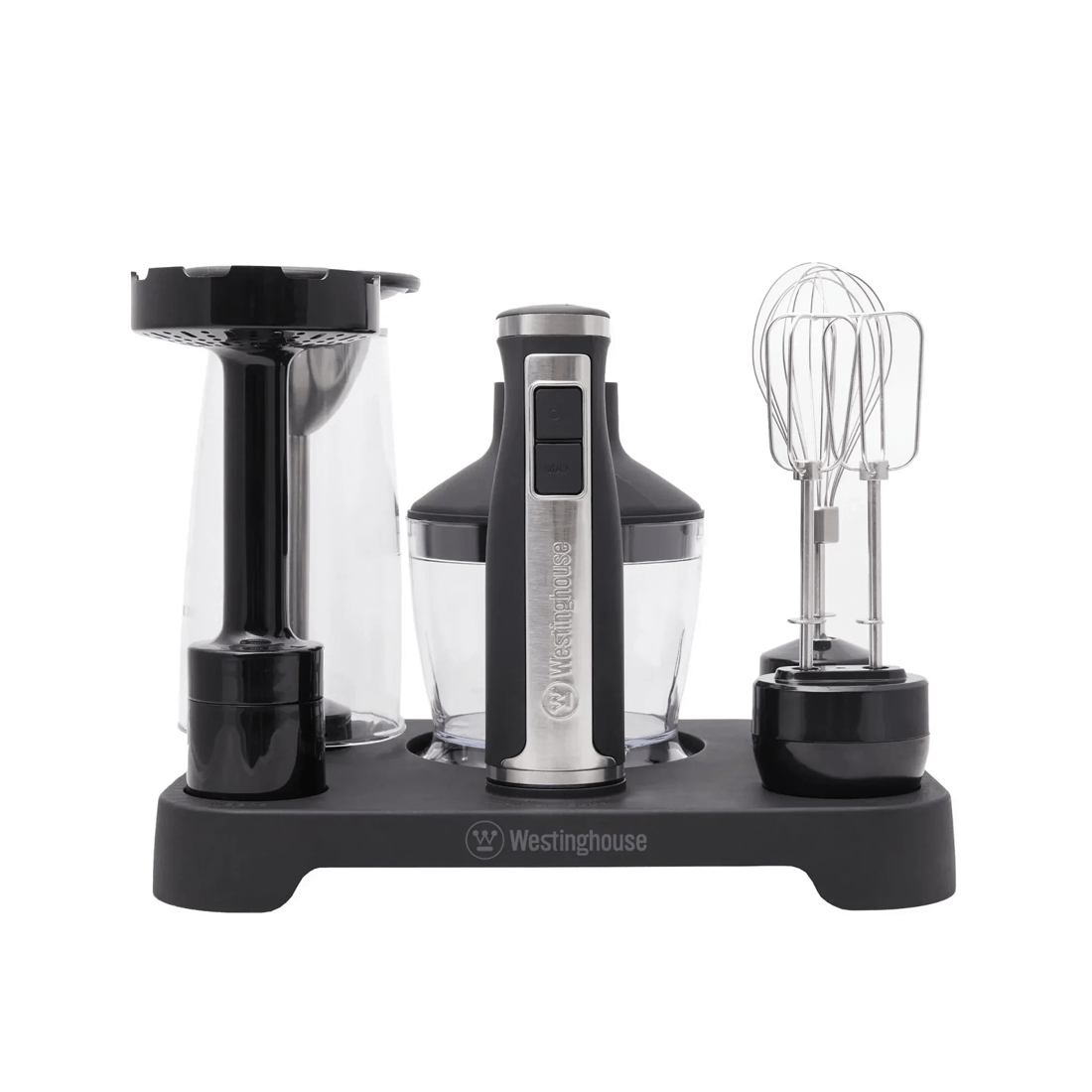 1 Westinghouse 350W Multi-Function Stick Mixer Set with Lock-In Stand, 1 of 10