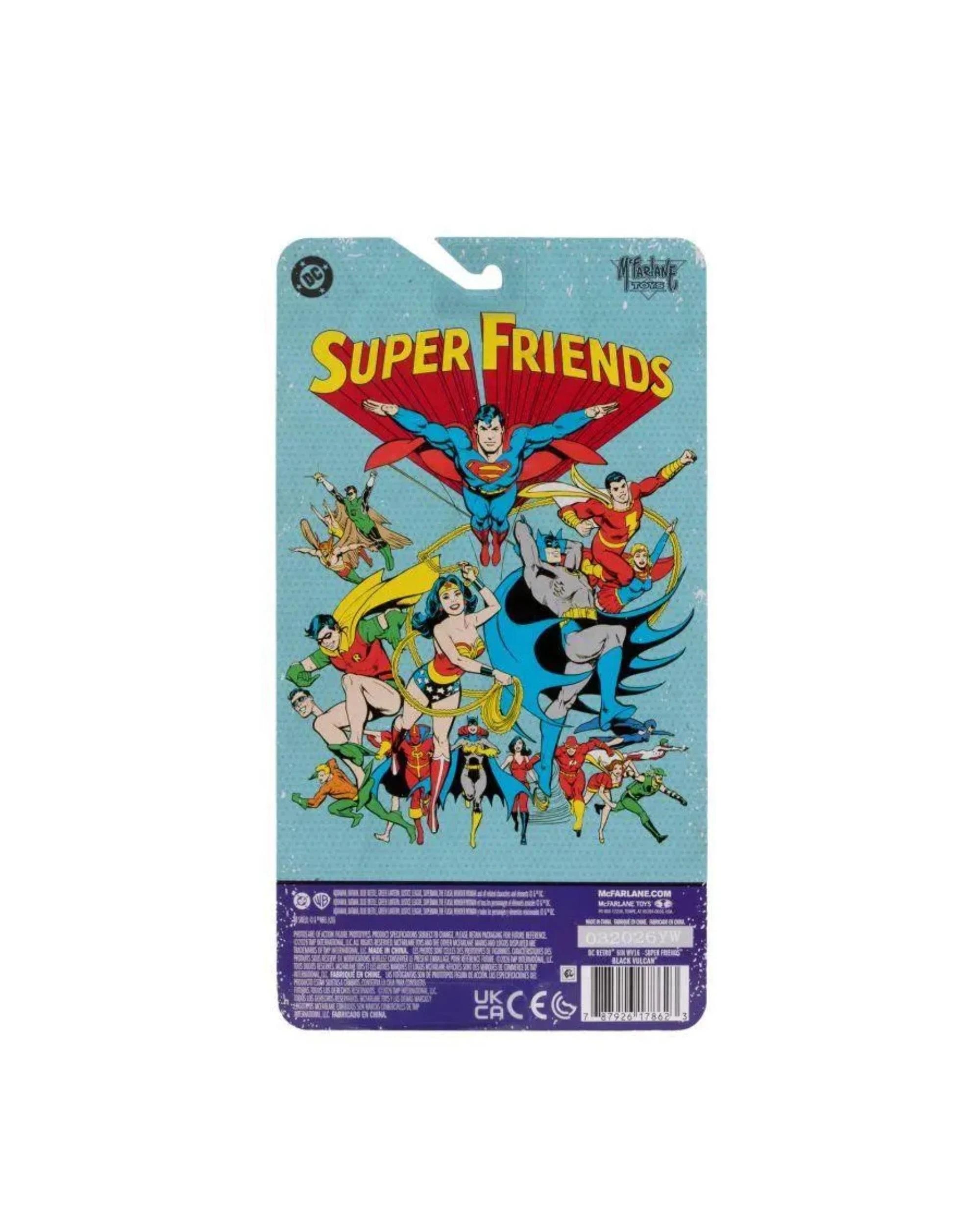 9 DC Comics Retro Super Friends Black Vulcan 6 inch Action Figure, 9 of 9