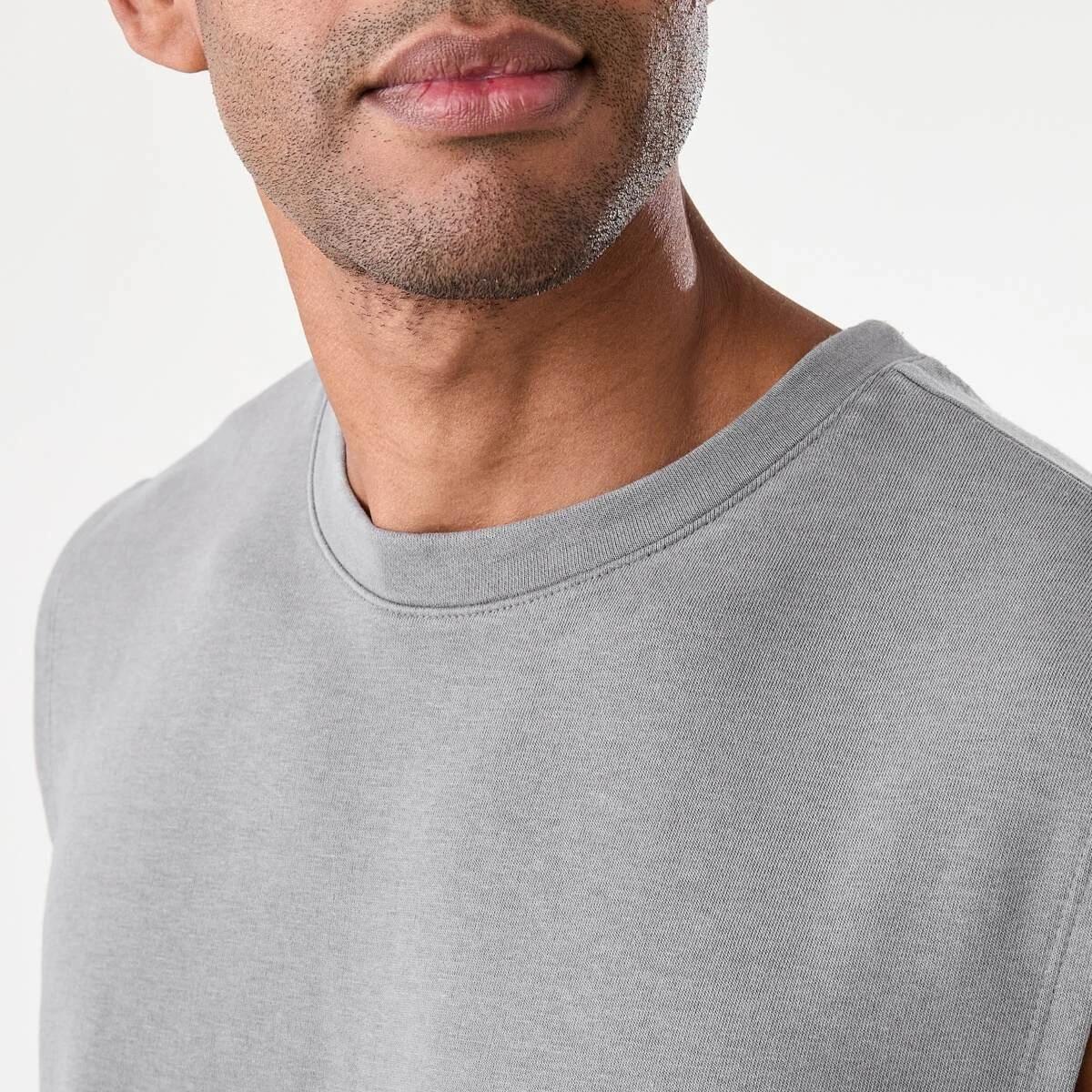 5 Active Mens Washed Terry Muscle Quietshade, 5 of 6