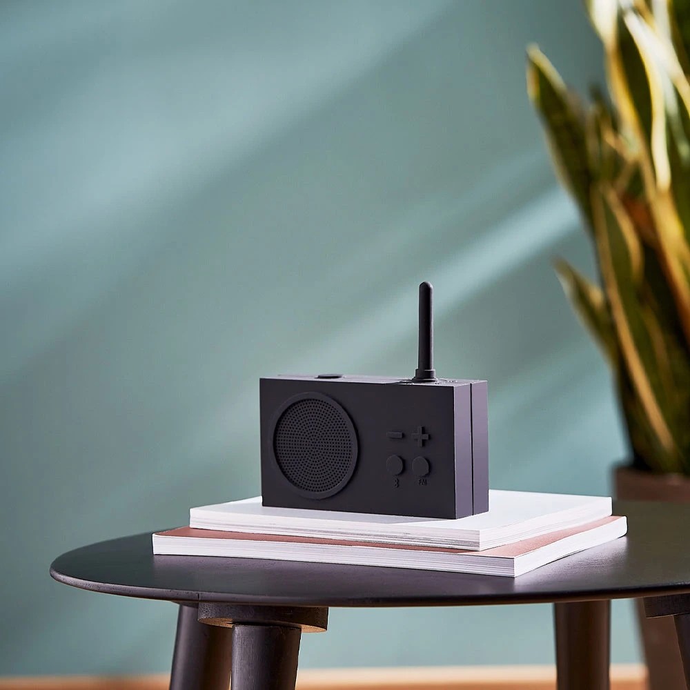 4 Lexon Thykho 3 Fm Radio & Bluetooth Speaker - Grey, 4 of 5