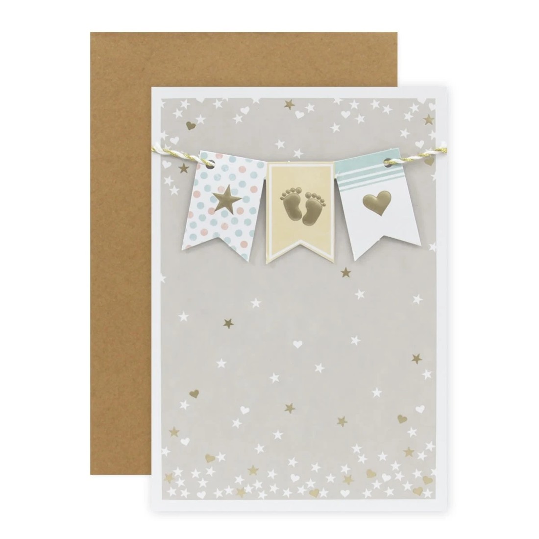 1 Connections from Hallmark Baby Card - Bunting, 1 of 2