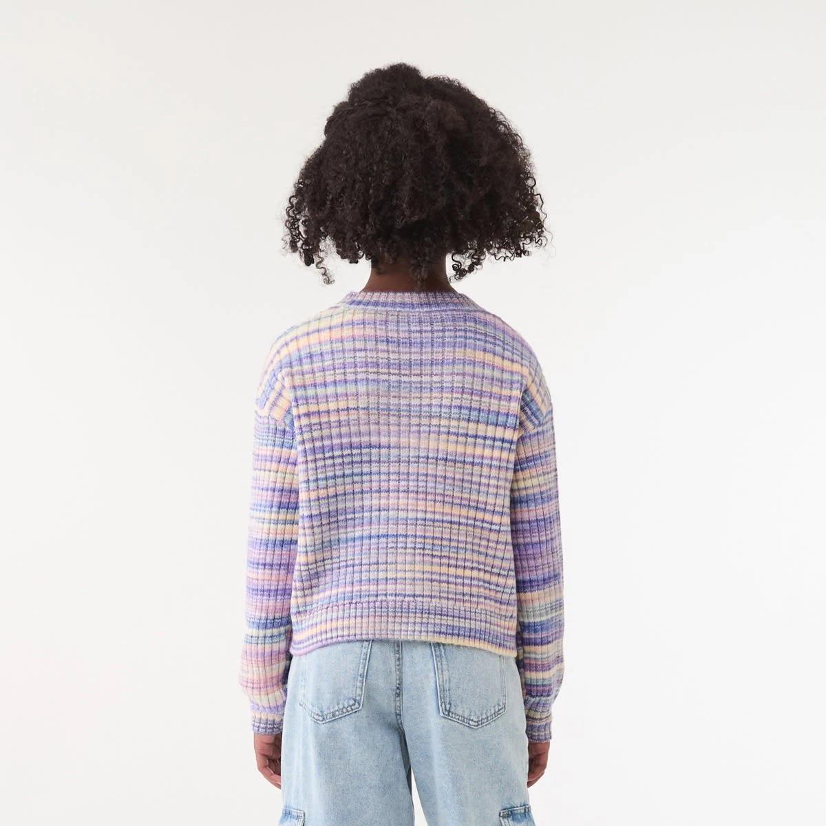 2 Button Through Cardigan Space Blue, 2 of 6