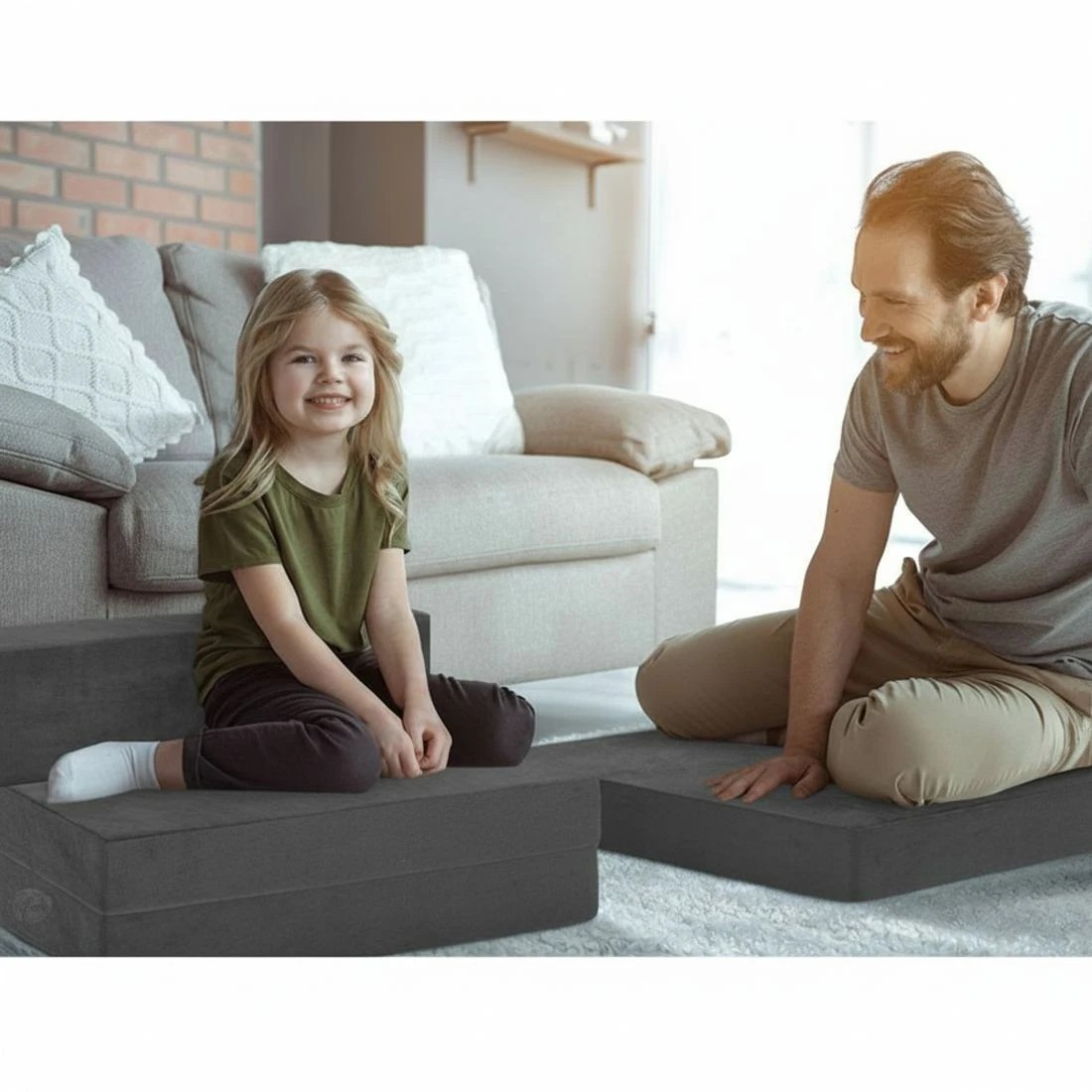 5 Giselle Bedding Foldable Mattress Folding Foam Bed Mat - Single Bed - Grey, 5 of 9