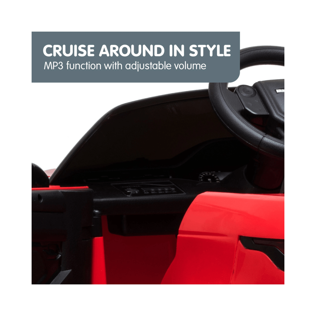 7 Kahuna Land Rover Licensed Kids Electric Ride On Car Remote Control - Red, 7 of 10