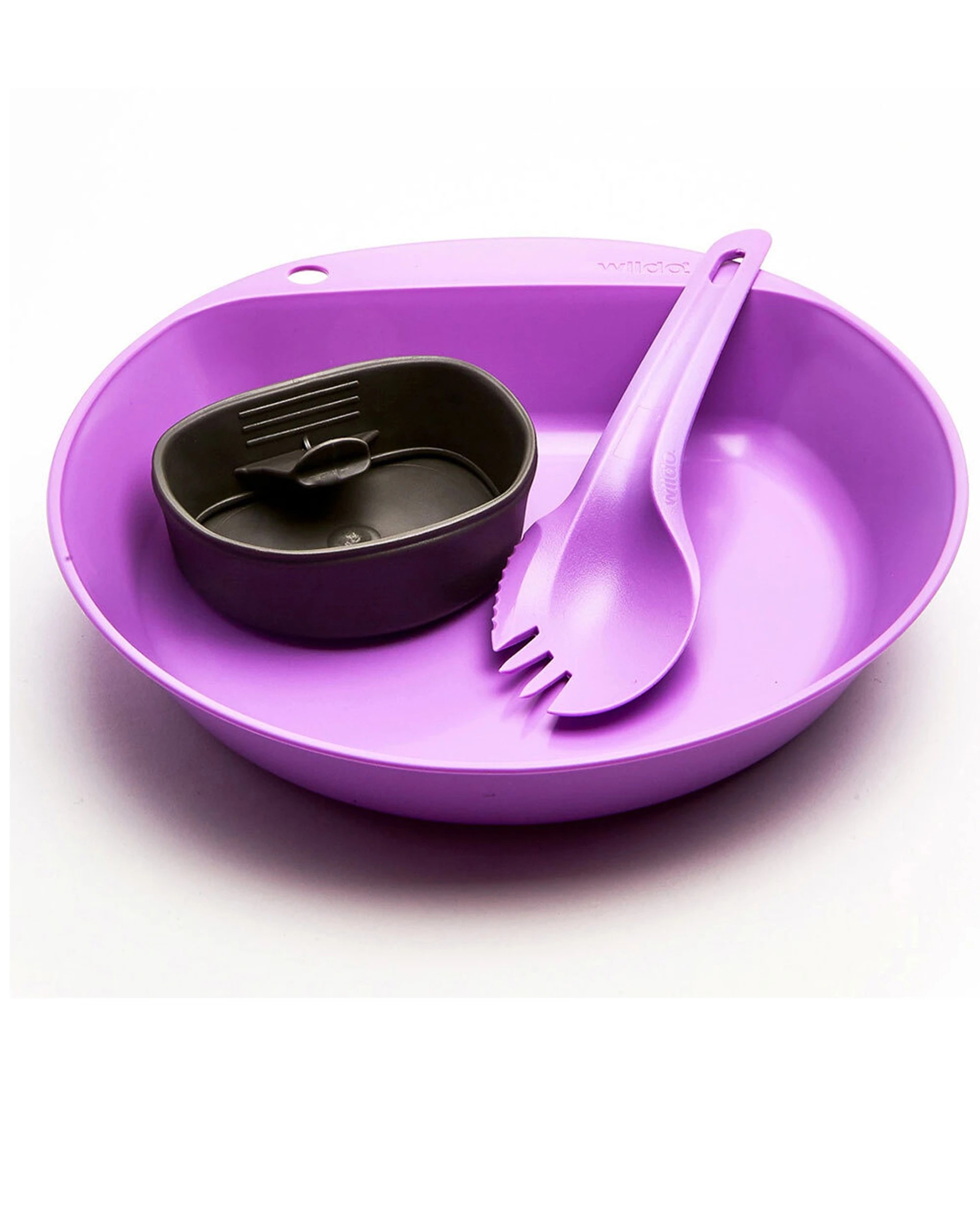 1 Wildo Pathfinder Kit Camping Utensils Set Lightweight 3 Piece Plate Cup Spork - Multi, 1 of 4