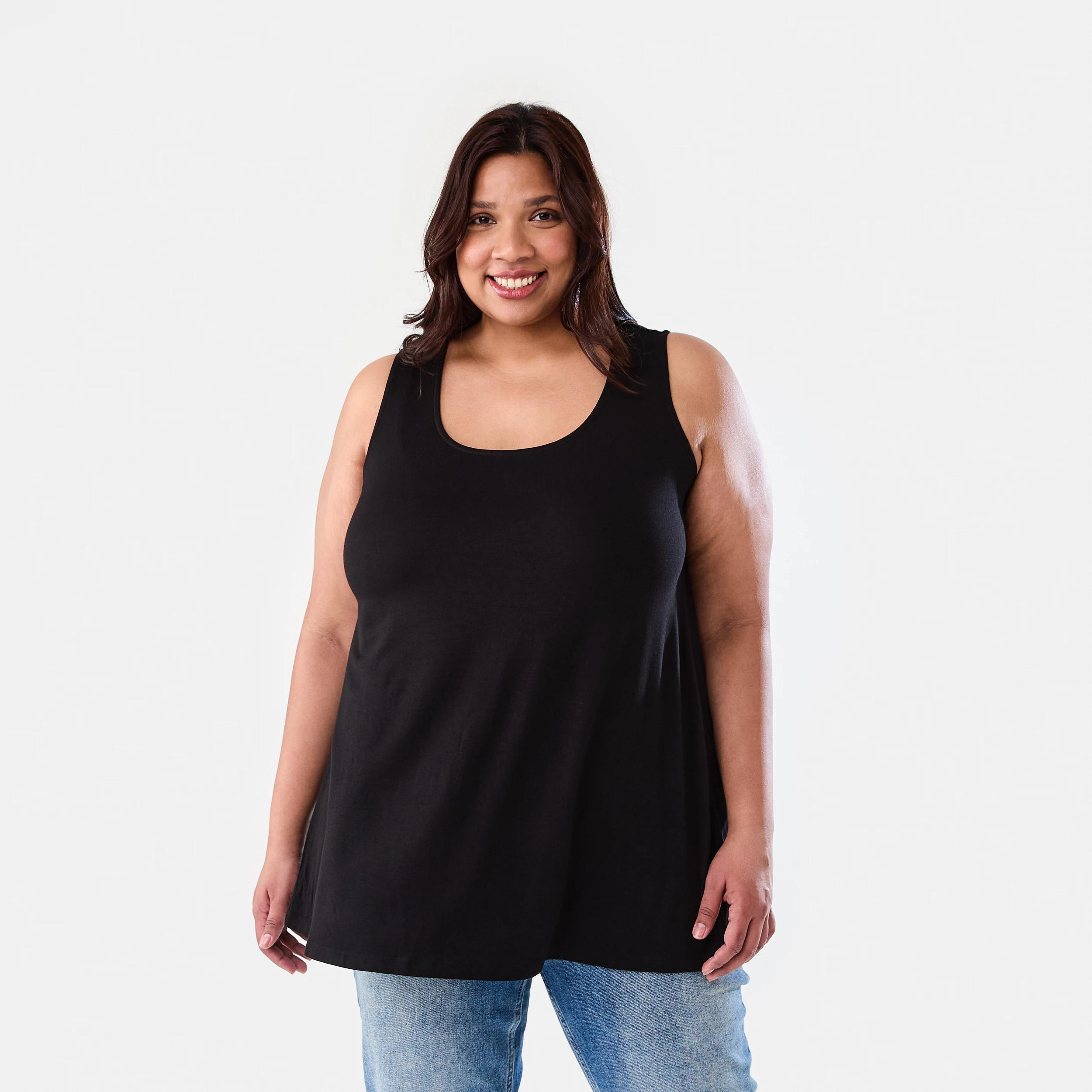 1 Curve Swing Tank BLACK, 1 of 6