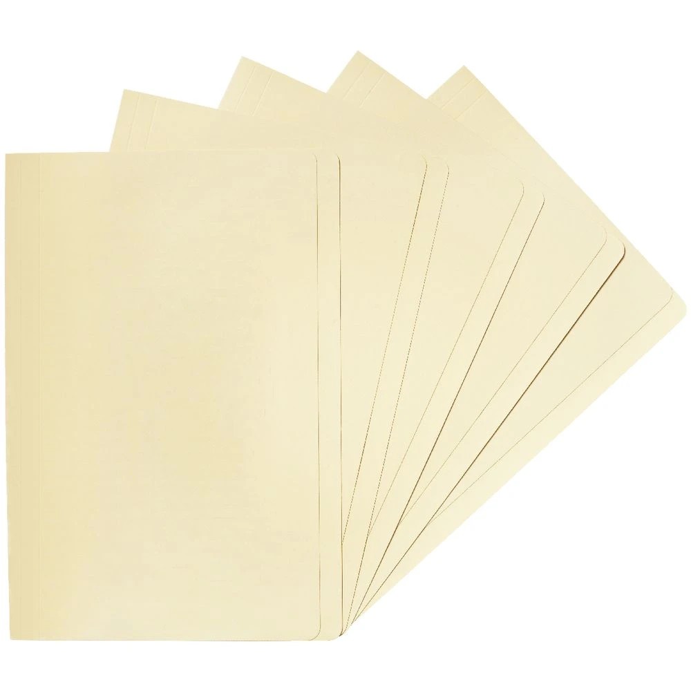 2 J.Burrows Manila Folder Foolscap Buff 100 Pack, 2 of 5