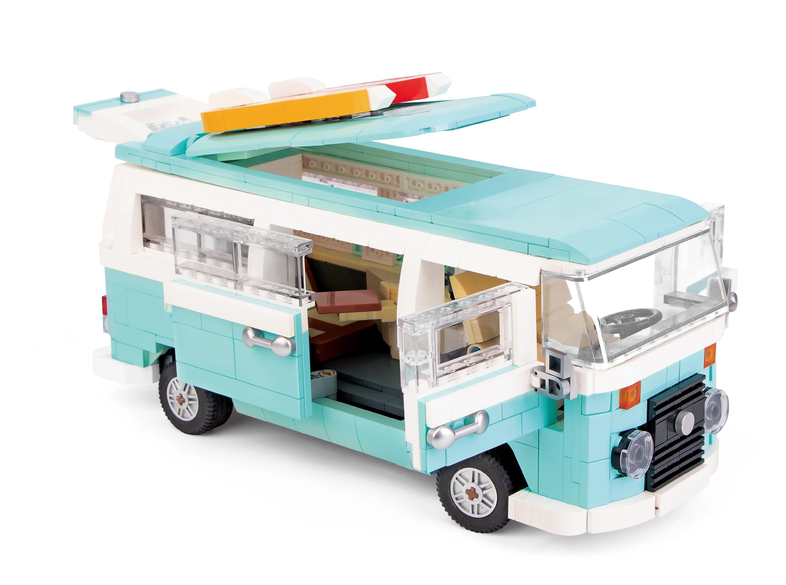 3 1035 Piece Mini Blocks Vehicle Series: Camper Van, 3 of 4