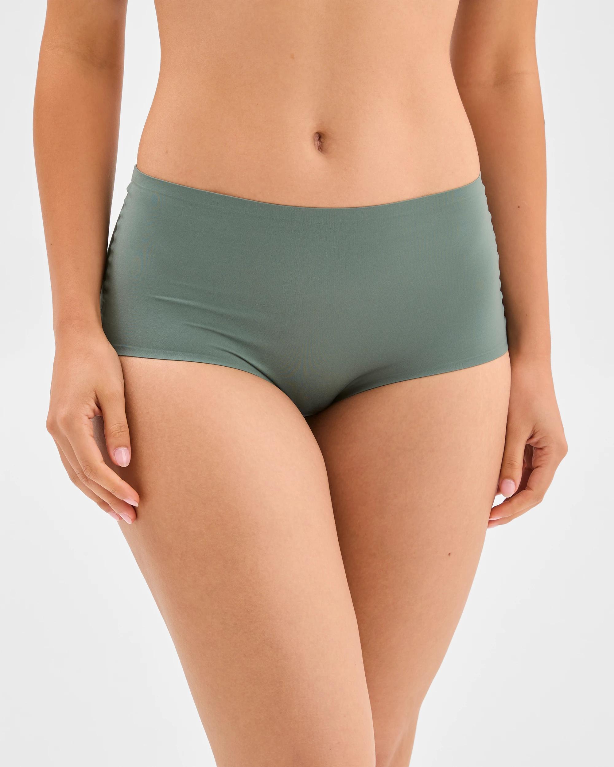 2 Target Woman Smooth Moves 2 Pack Bonded No Show Full Briefs BALSAM GREEN, 2 of 4