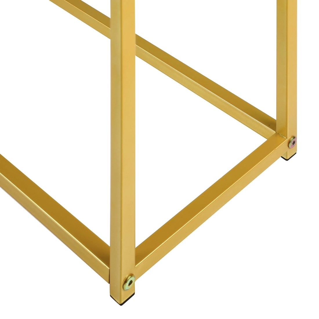 9 Oikiture Console Table Marble-look Iron Hallway Desk Entry Display
 - Multi, 9 of 10