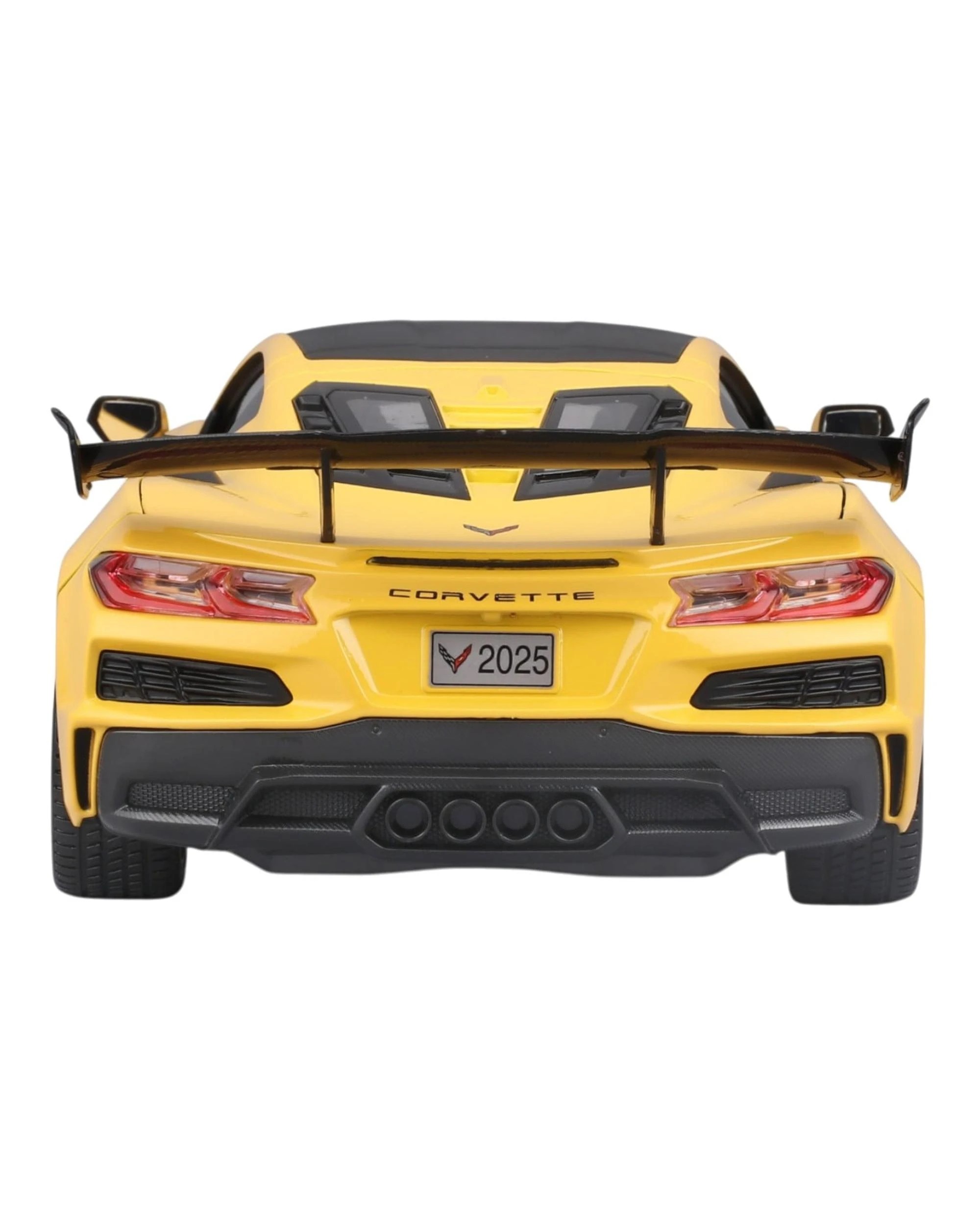 6 Maisto Special Edition 2025 Chevrolet Corvette ZR1 Coupe Competition Yellow 1:18 Scale, 6 of 7