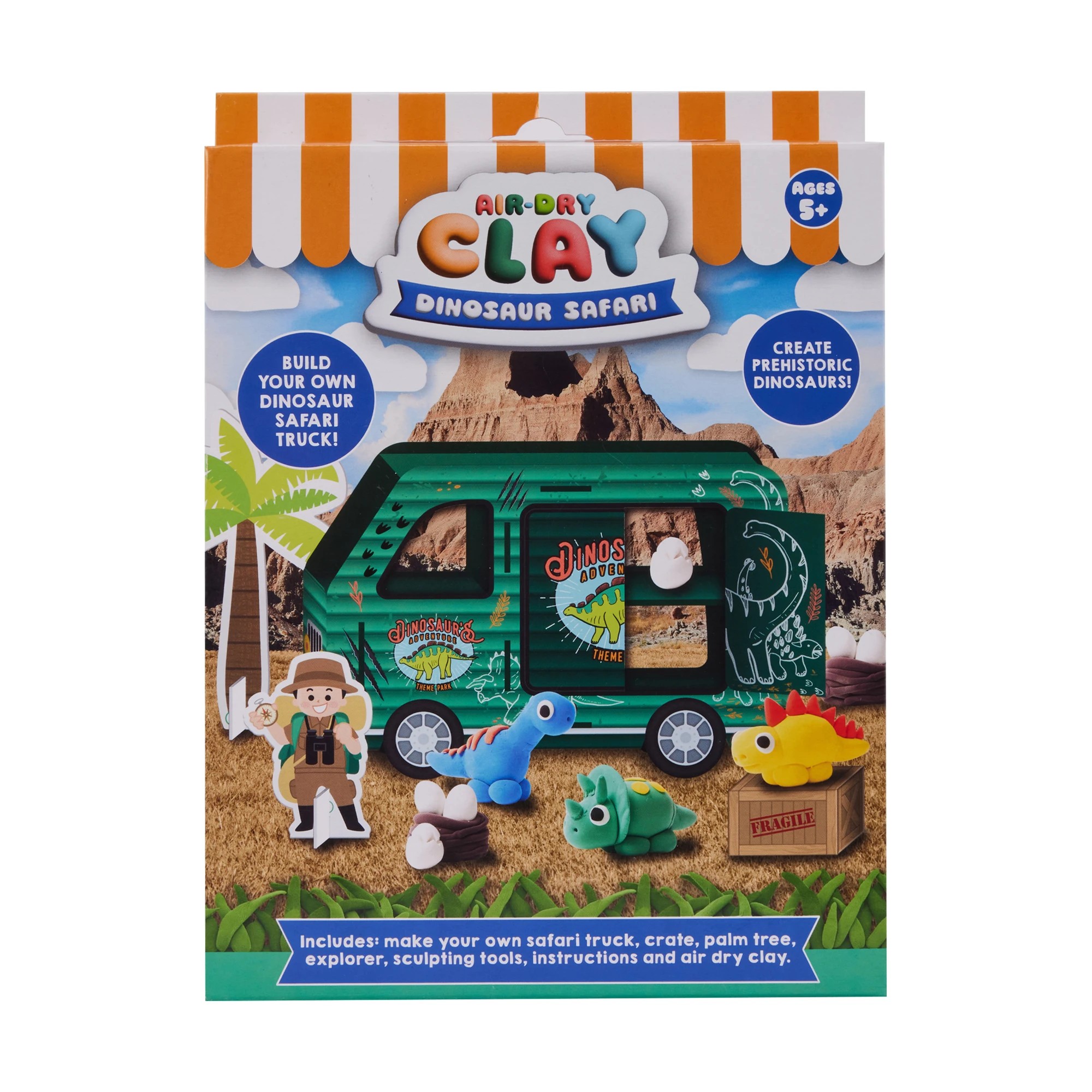 1 Air-Dry Clay: Dinosaur Safari Kit, 1 of 7