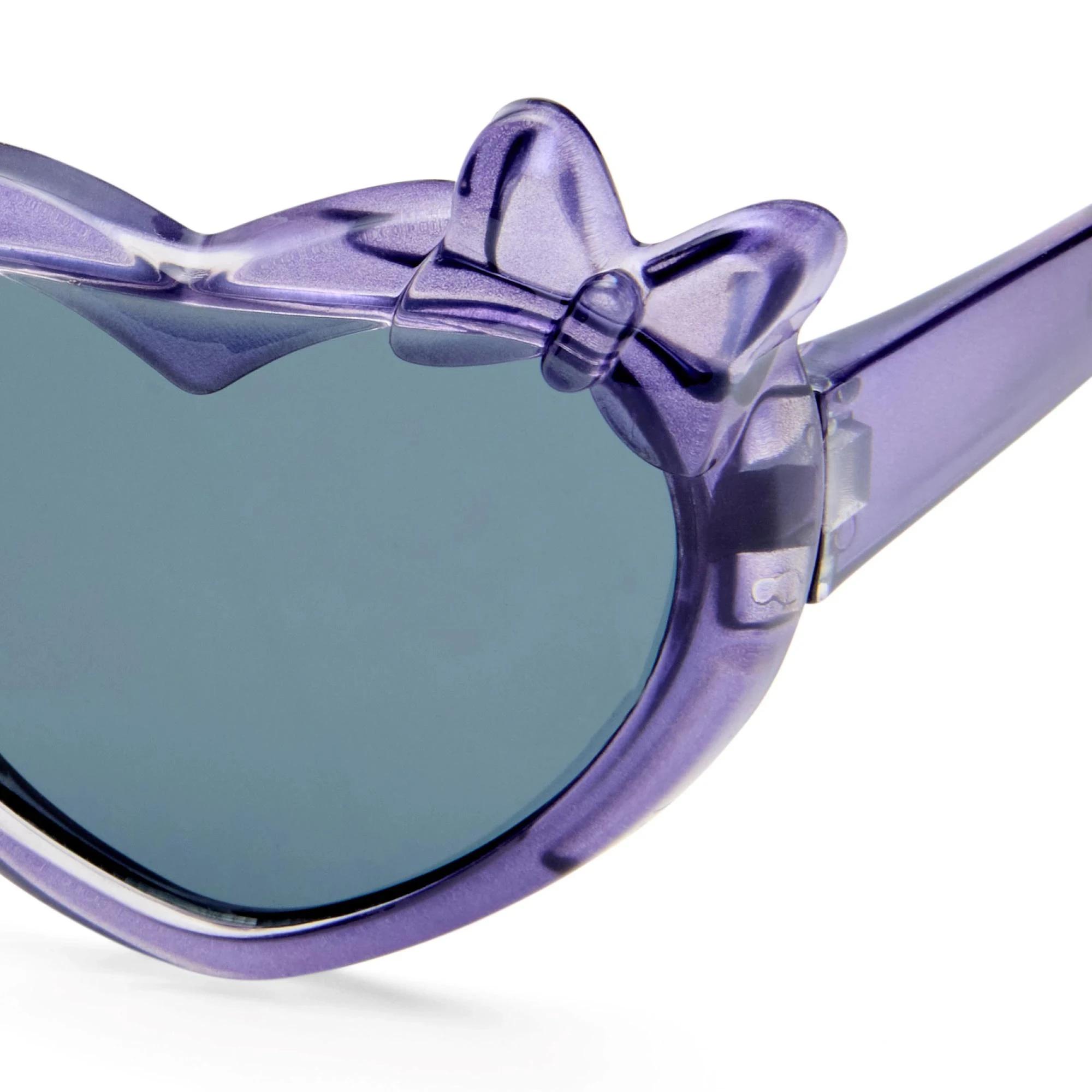 3 SOLARIZED® Kids Heart Wrap Sunglasses, Hot PEARLISED PURPLE, 3 of 3