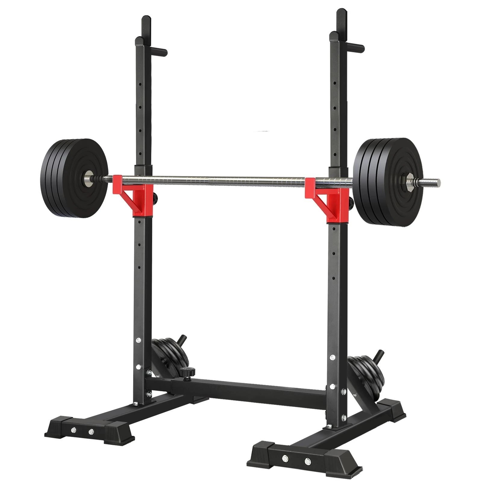 1 Finex Adjustable Squat Rack - Black, 1 of 9