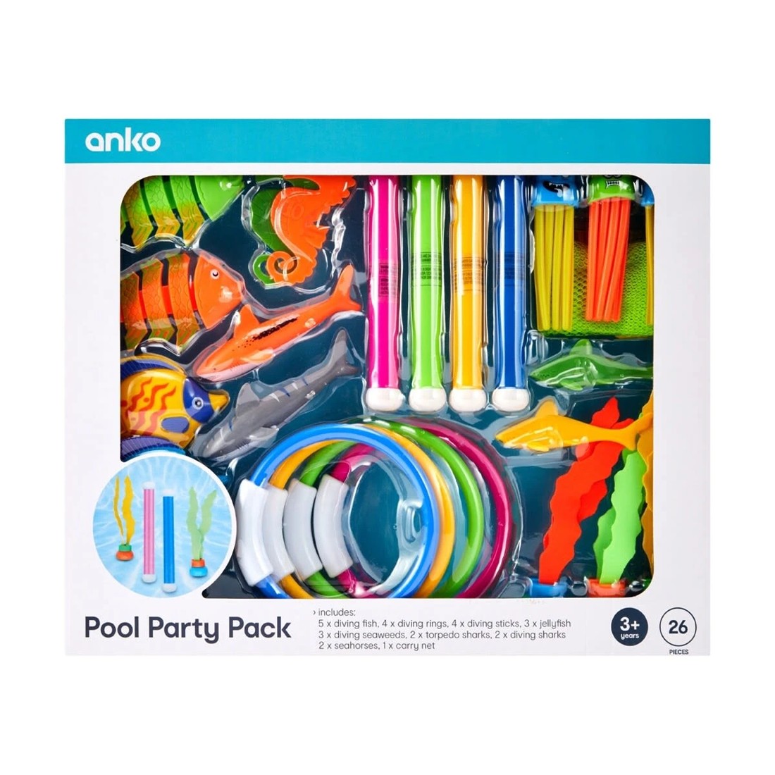 1 26 Piece Pool Party Pack, 1 of 7