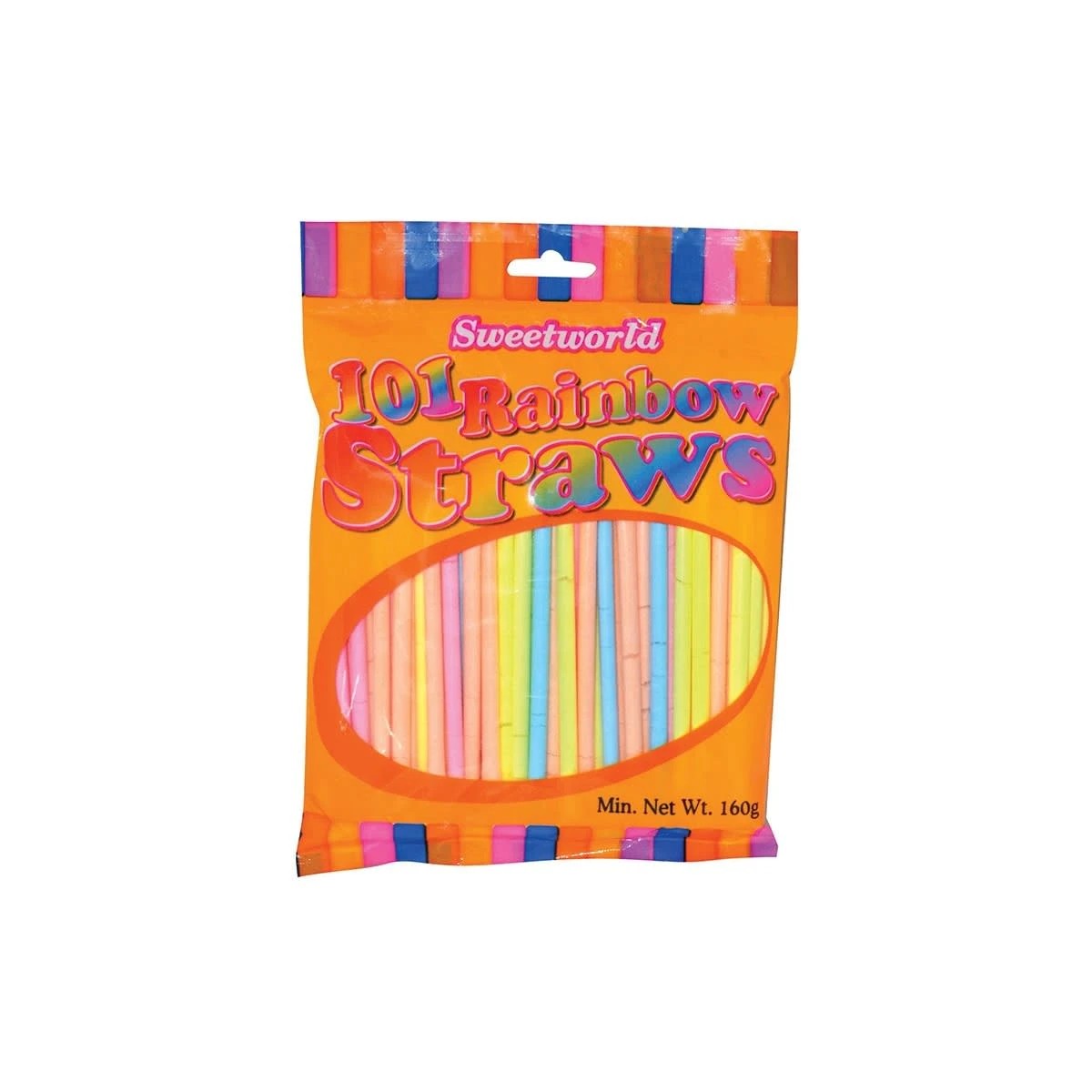 1 Sweetworld 101 Rainbow Straws 160g, 1 of 2