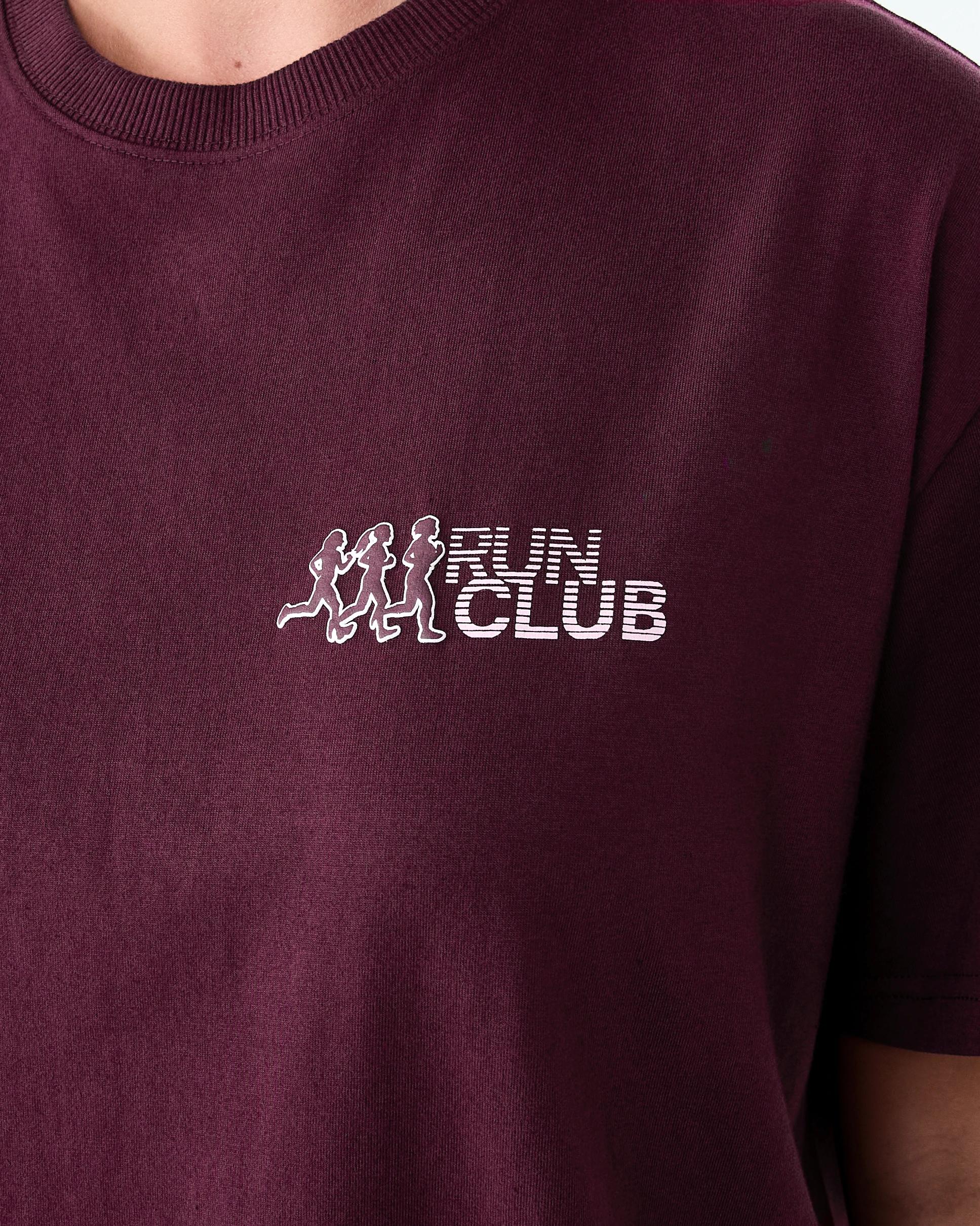 5 Active Womens Oversized Gym T-shirt Royal Burg, 5 of 6