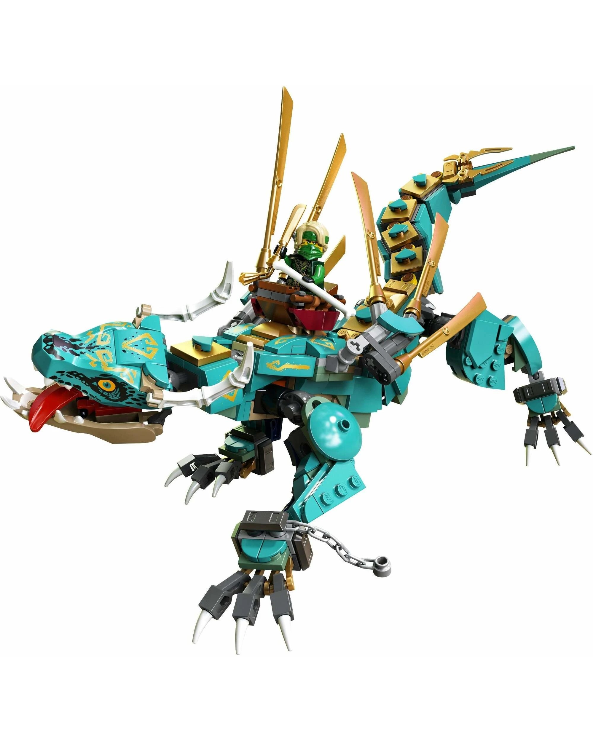 2 LEGO 71746 NINJAGO Jungle Dragon Playset, 2 of 5