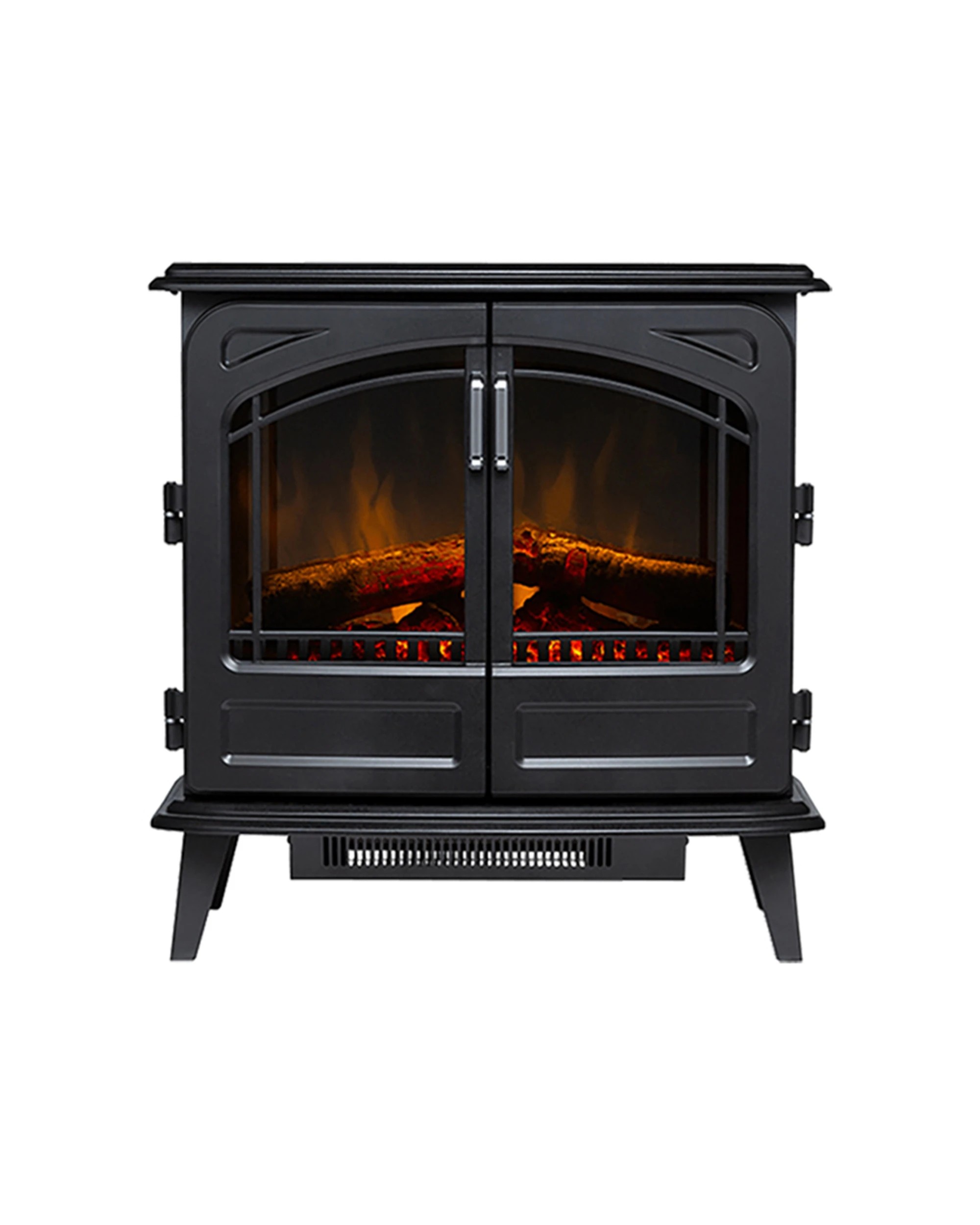 1 Dimplex 2000w 64cm Leckford Electric Stove Optiflame Portable Fireplace Heater
 - Black, 1 of 6