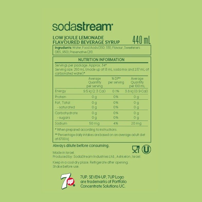 2 Sodastream 7Up Soda Mix, 2 of 2