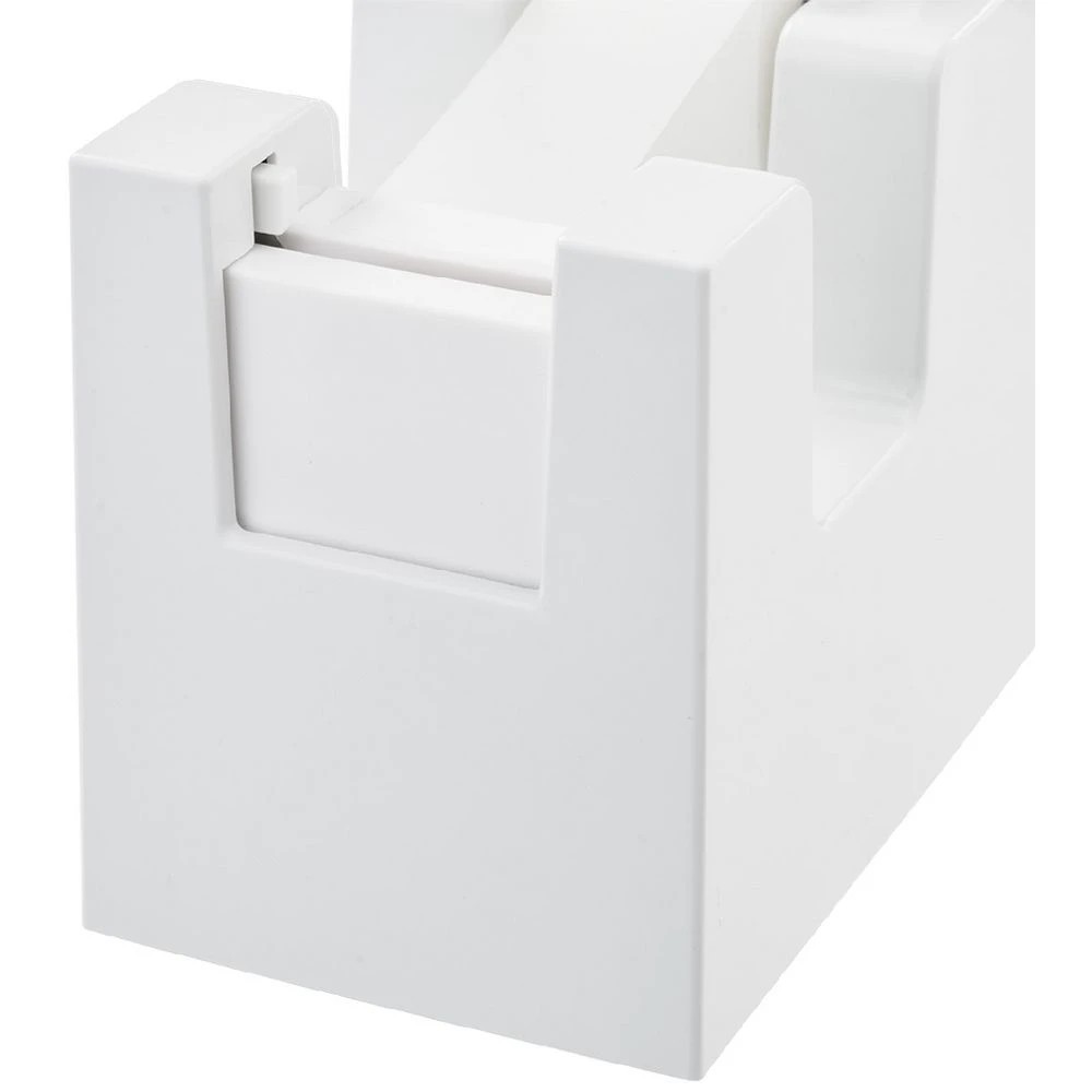 3 Otto 2-in-1 Tape Dispenser with Storage White, 3 of 5