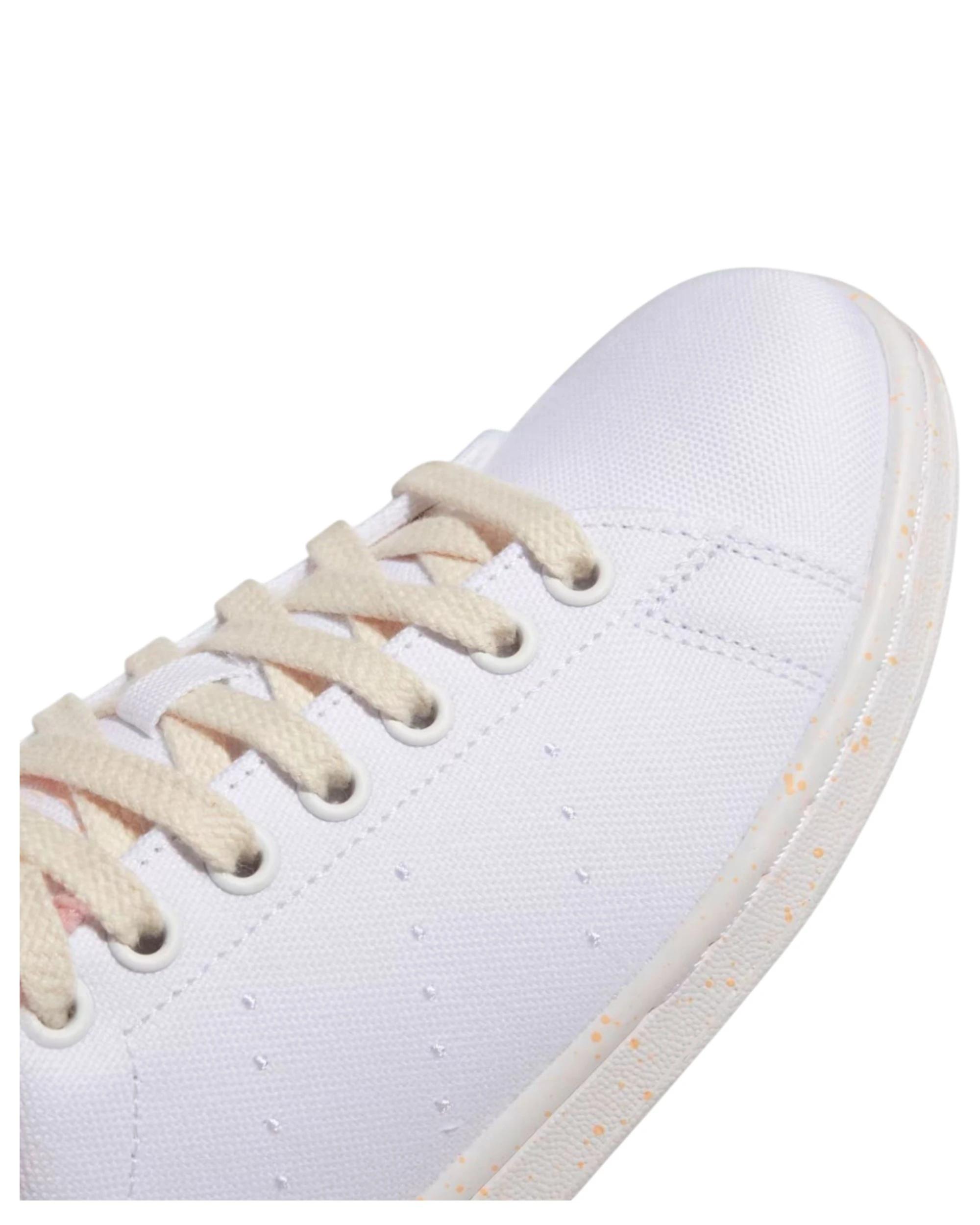6 Adidas Womens Stan Smith Originals Sneakers White/Pink Tint Shoes WHITE/PINK TINT, 6 of 8