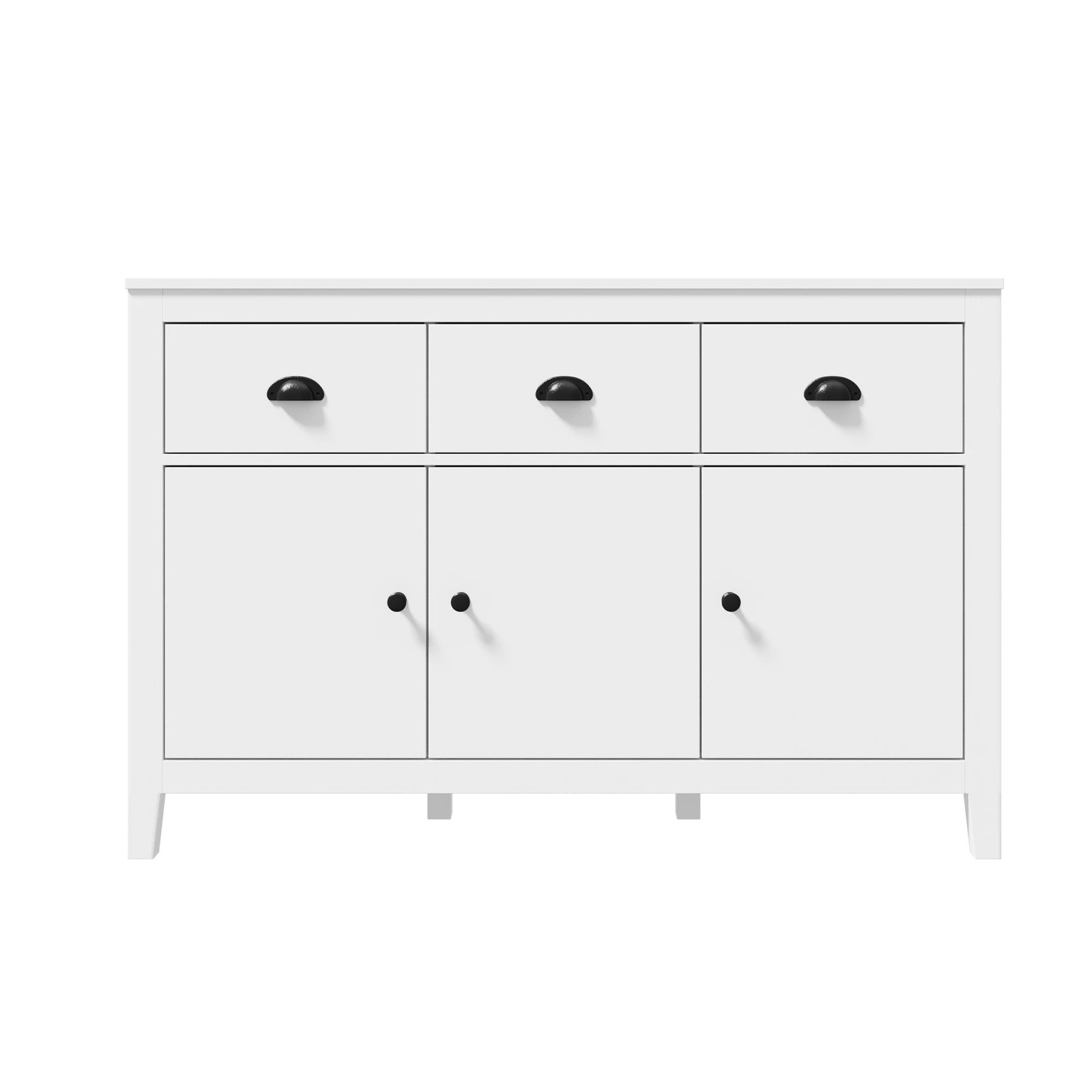 7 Oikiture Buffet Sideboard Cupboard
 - White, 7 of 10
