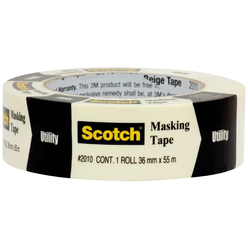 1 Scotch Masking Tape 36mm x 55m Beige, 1 of 1