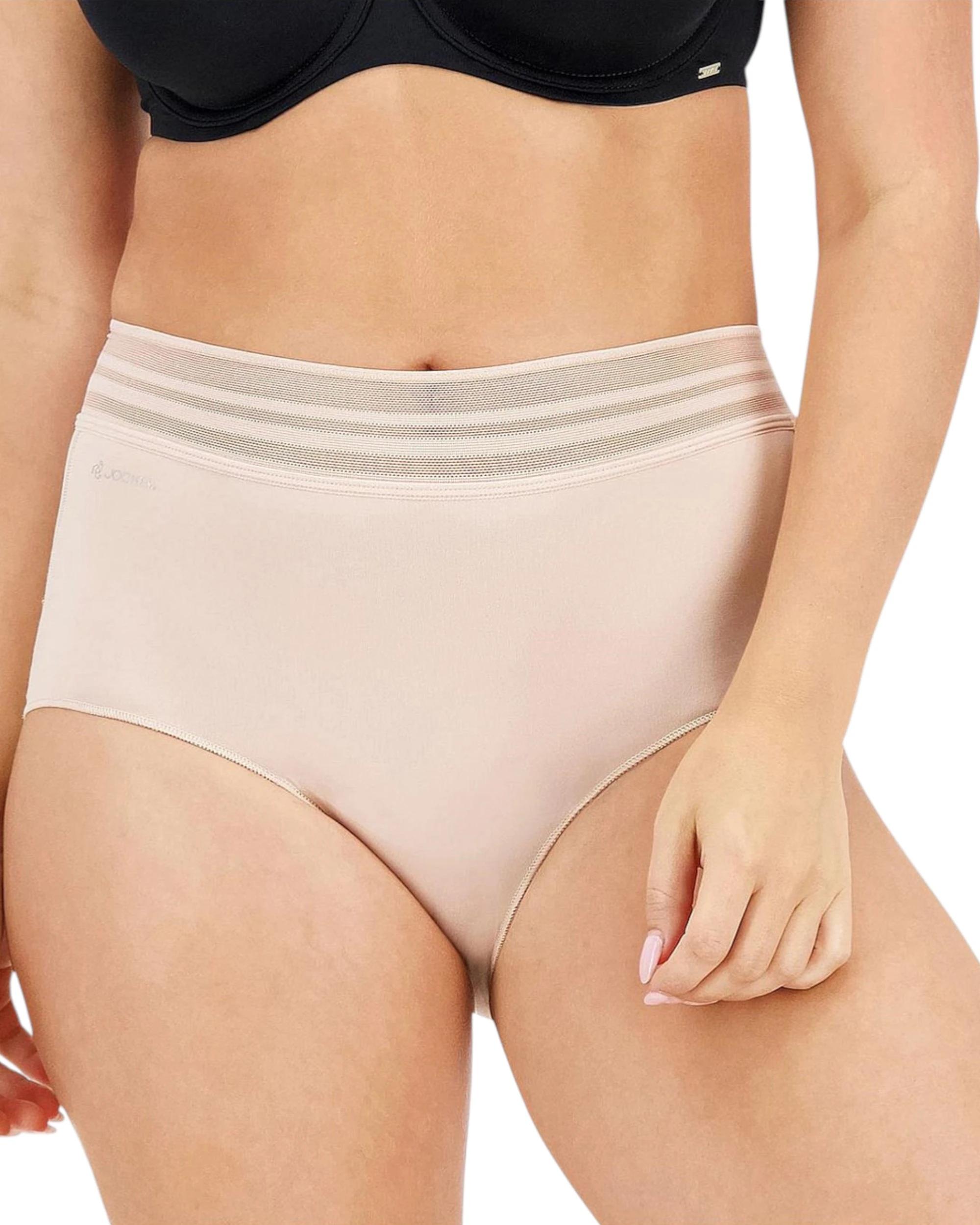 1 Jockey 3 Pack Womens No Panty Line Promise Full Brief Underwear DUSK, 1 of 3