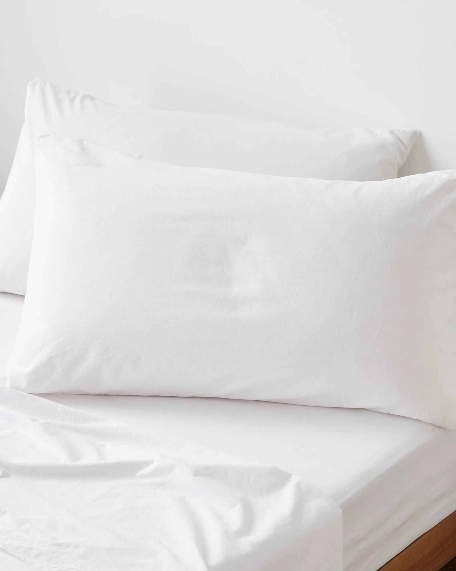 3 Arlo Stonewash 2 Pack Pillowcases - One Size - White, 3 of 3