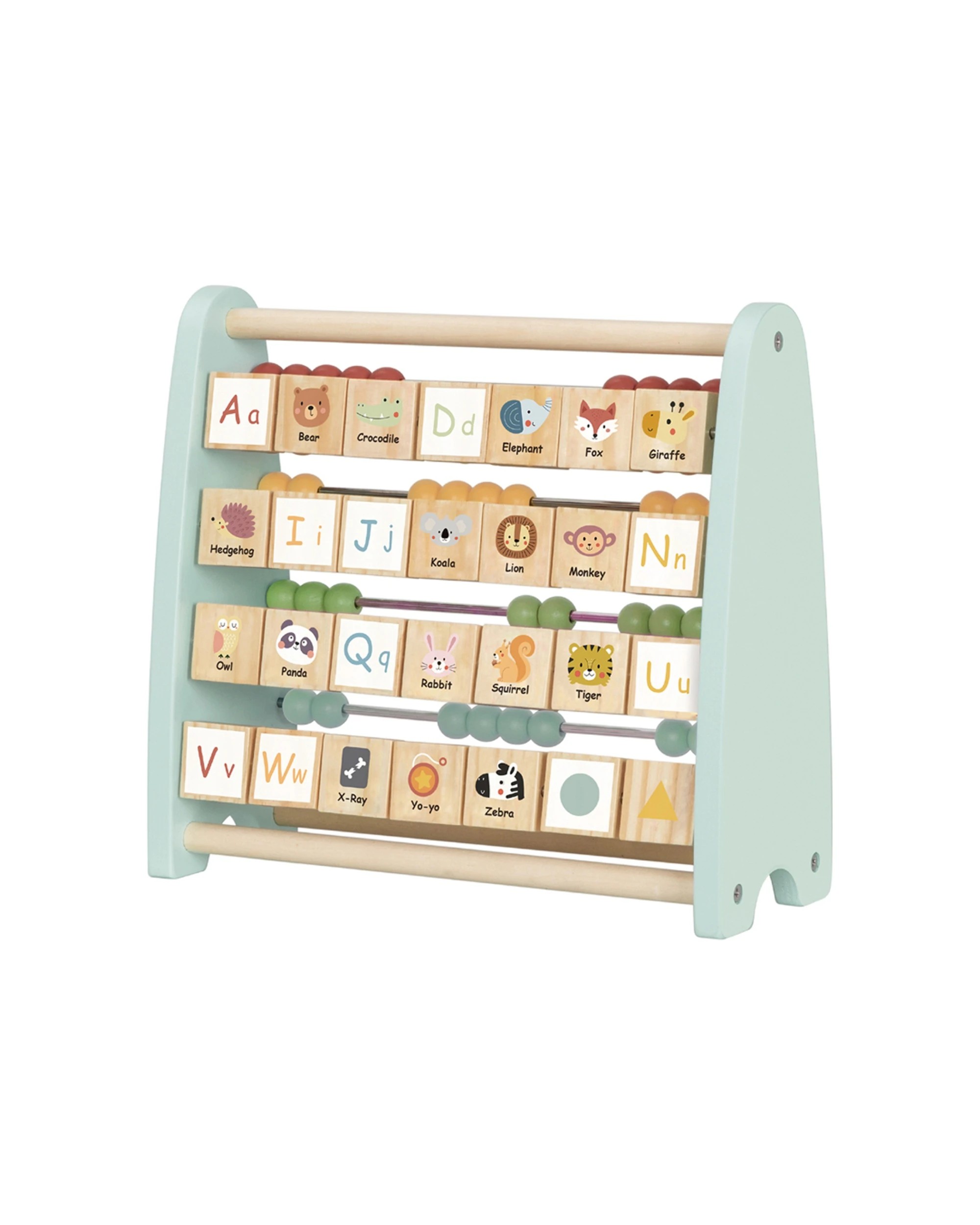 1 Tooky Toy My Forest Friends Double Sided Abacus Educational Learning Kids - Multi, 1 of 2