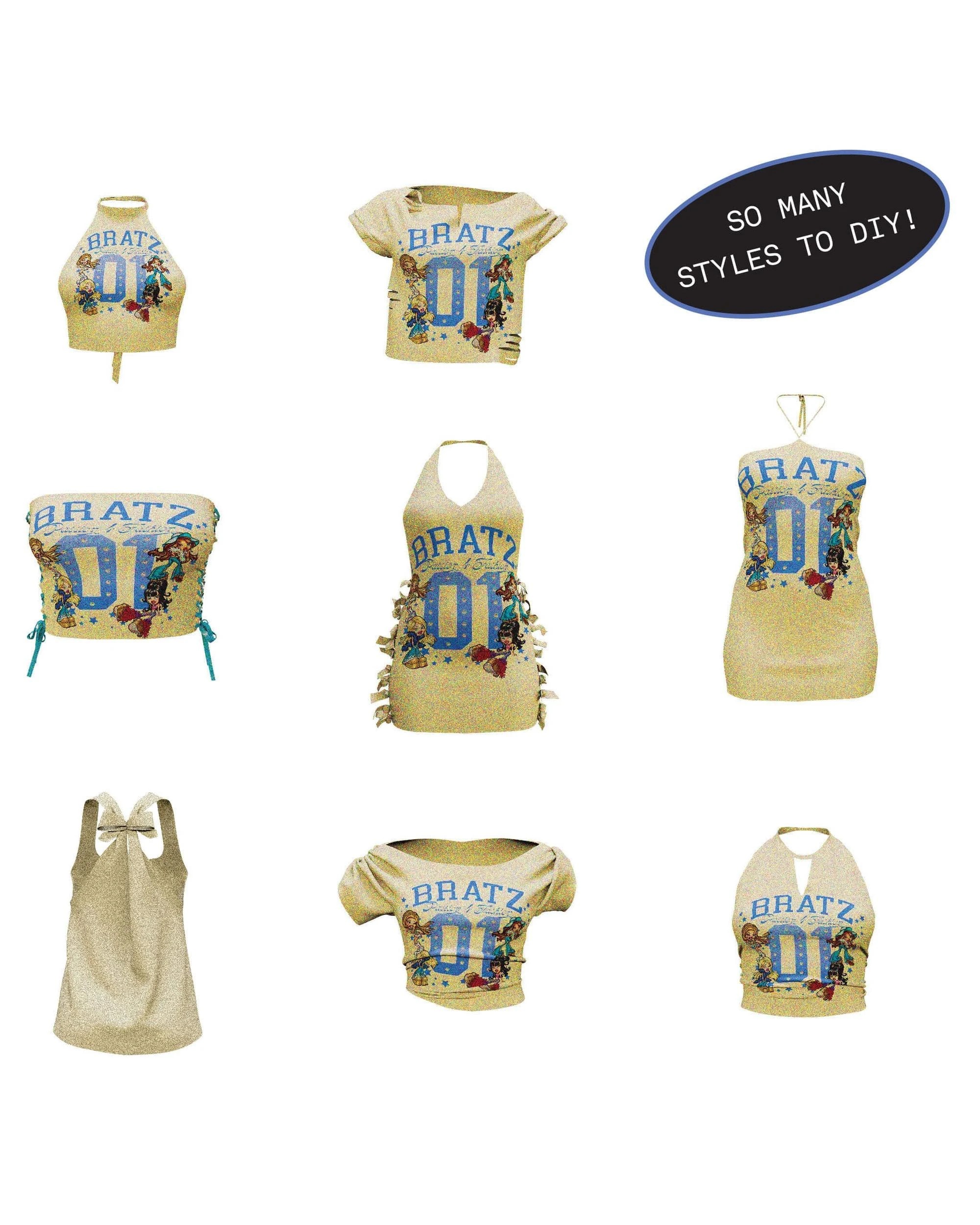 4 Bratz Stylin' Sasha Fashion Doll with Oversized Tee, 4 of 8