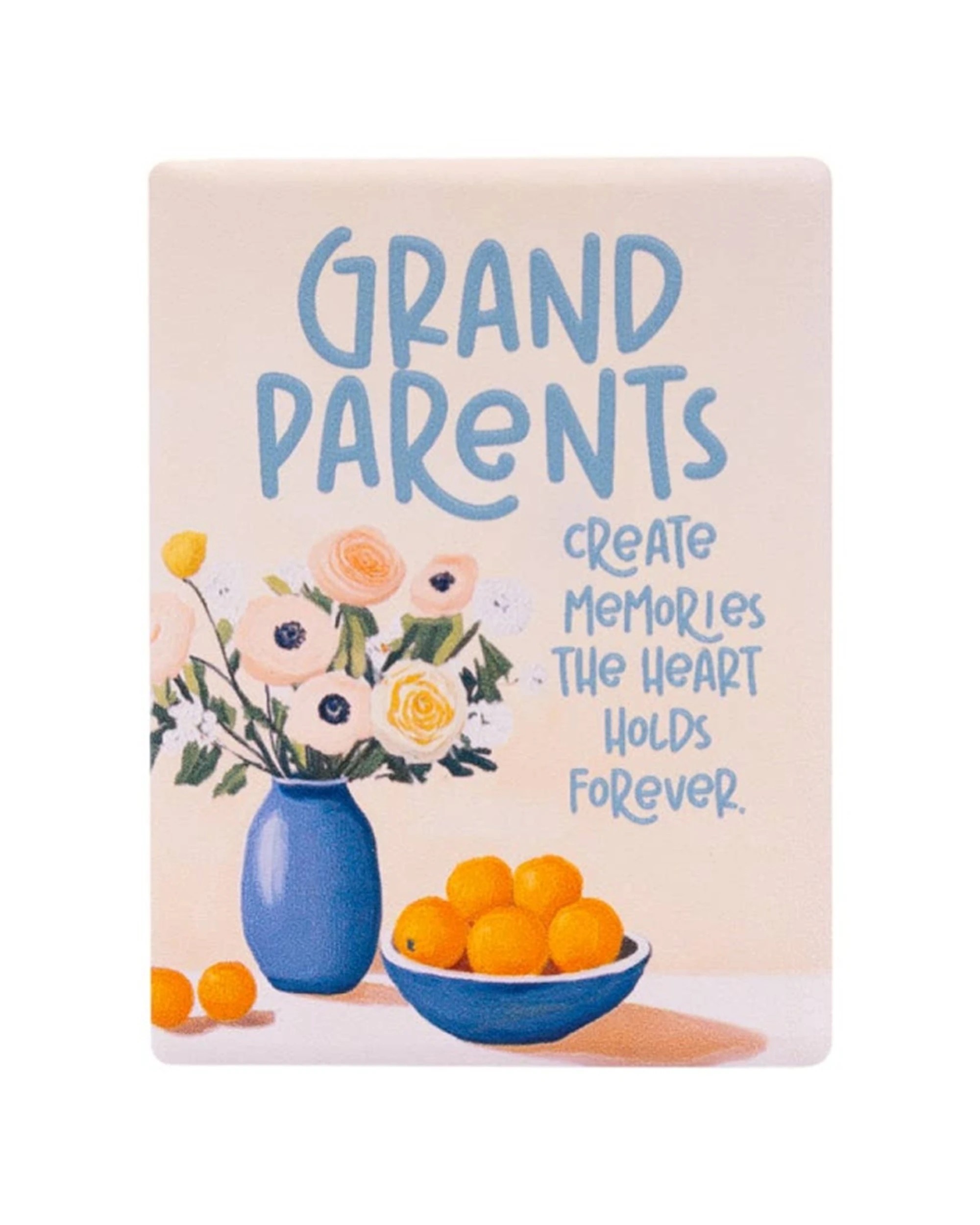 1 Splosh Billie Grandparents Ceramic Magnet Embossed Durable 6x8x05cm - Multi, 1 of 2