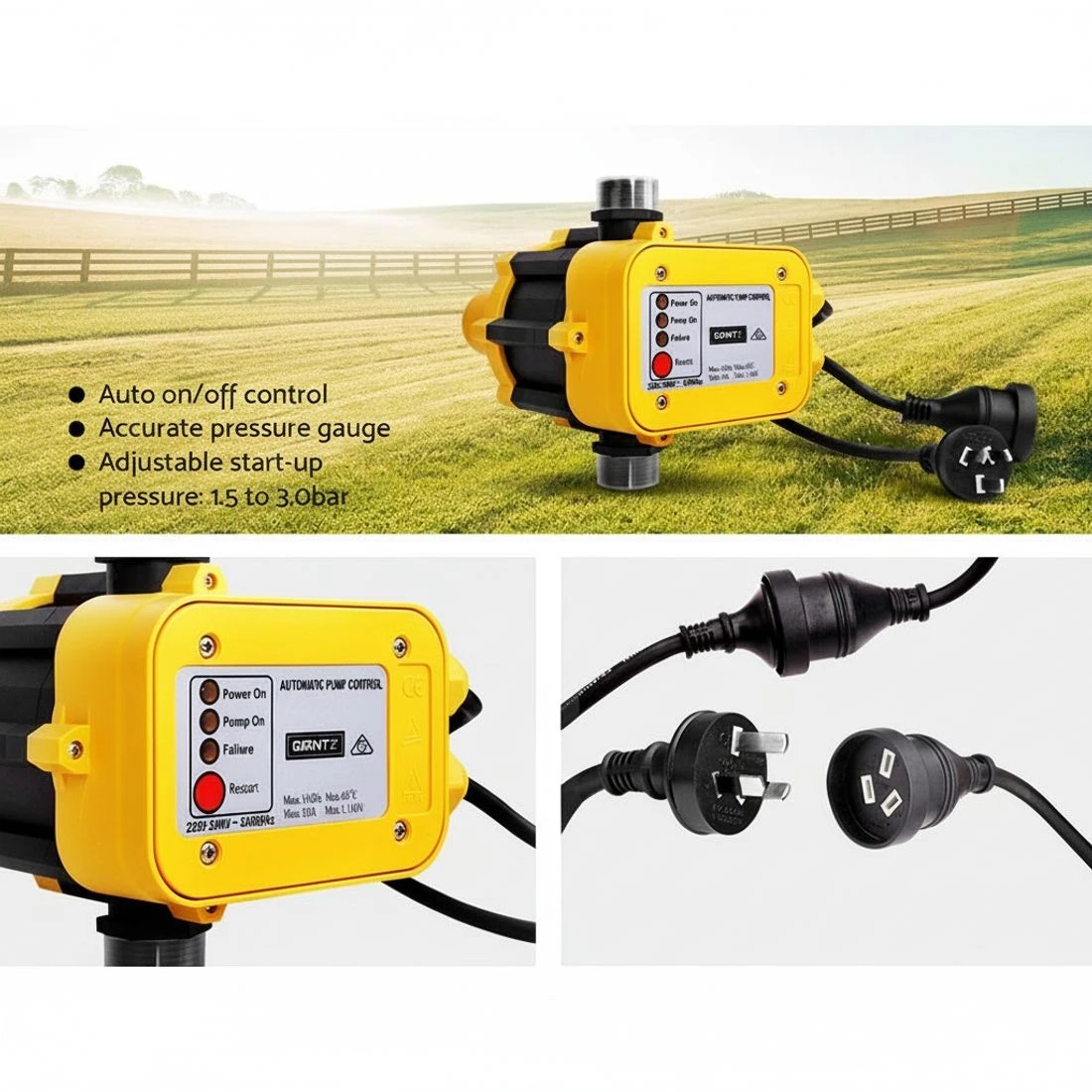 4 Giantz Peripheral Water Pump Garden Boiler Car Wash Electric Irrigation QB60 - Multi, 4 of 5