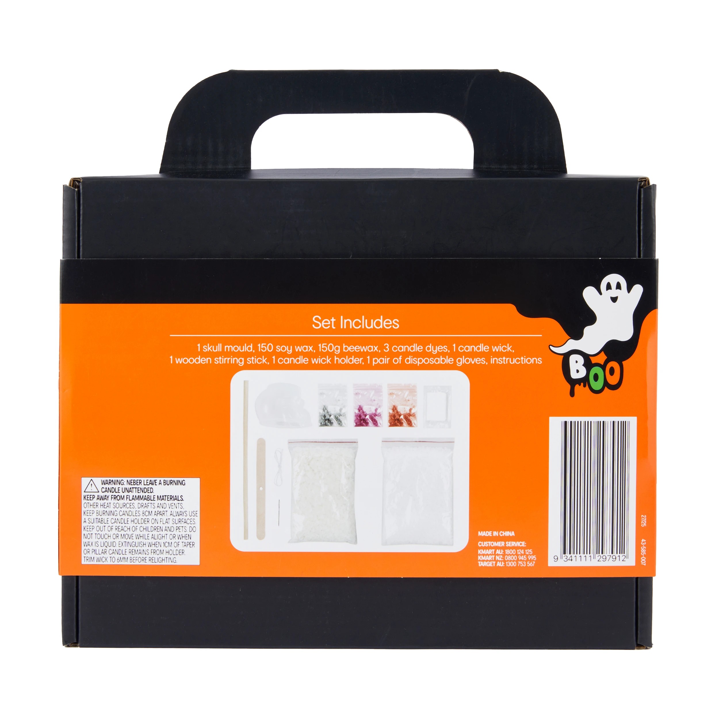 3 DIY Halloween Candle Making Kit, 3 of 3