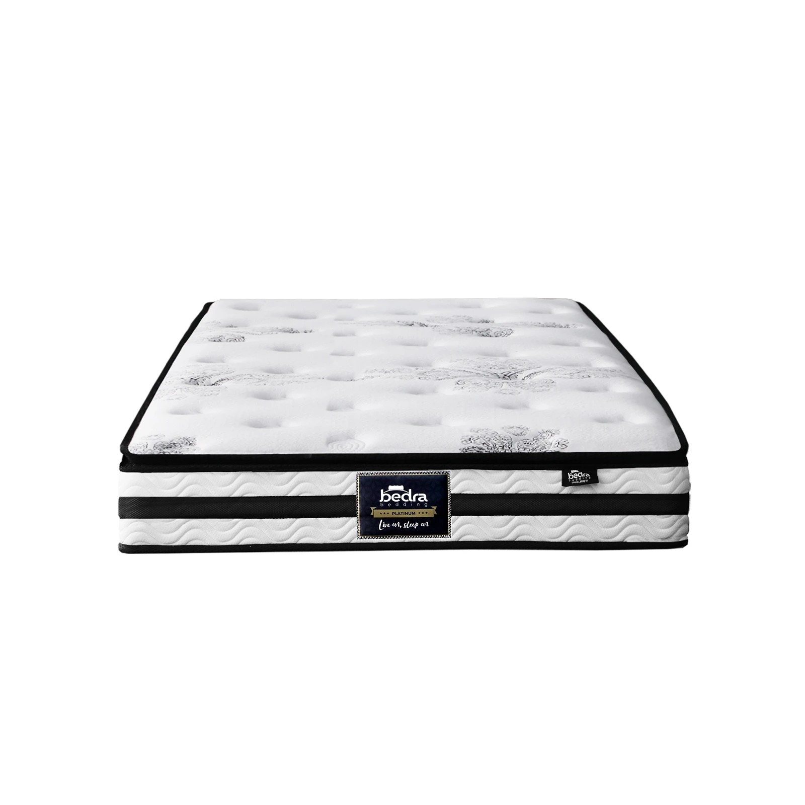 1 Bedra Bedding Single Mattress Luxury Bed Bonnell Spring Foam 22cm - Single Bed - Multi, 1 of 4