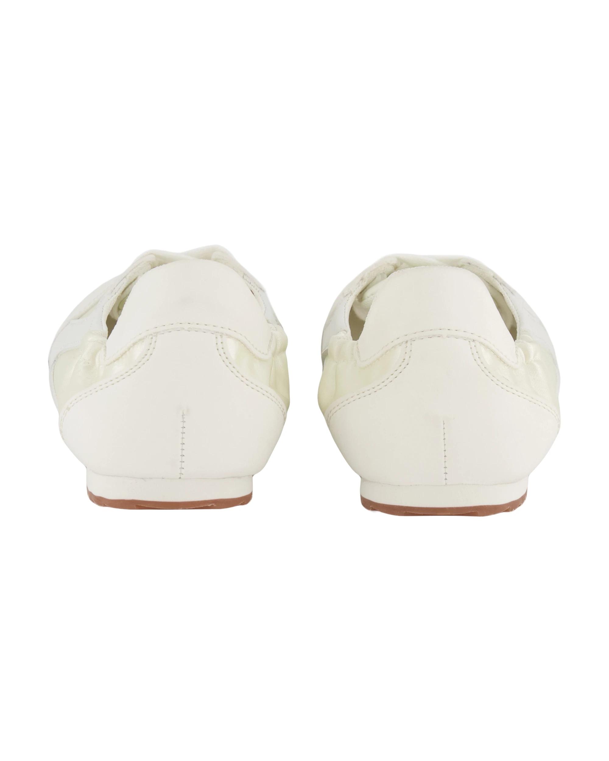 5 Slip On Ballerina Sneakers Cream, 5 of 5