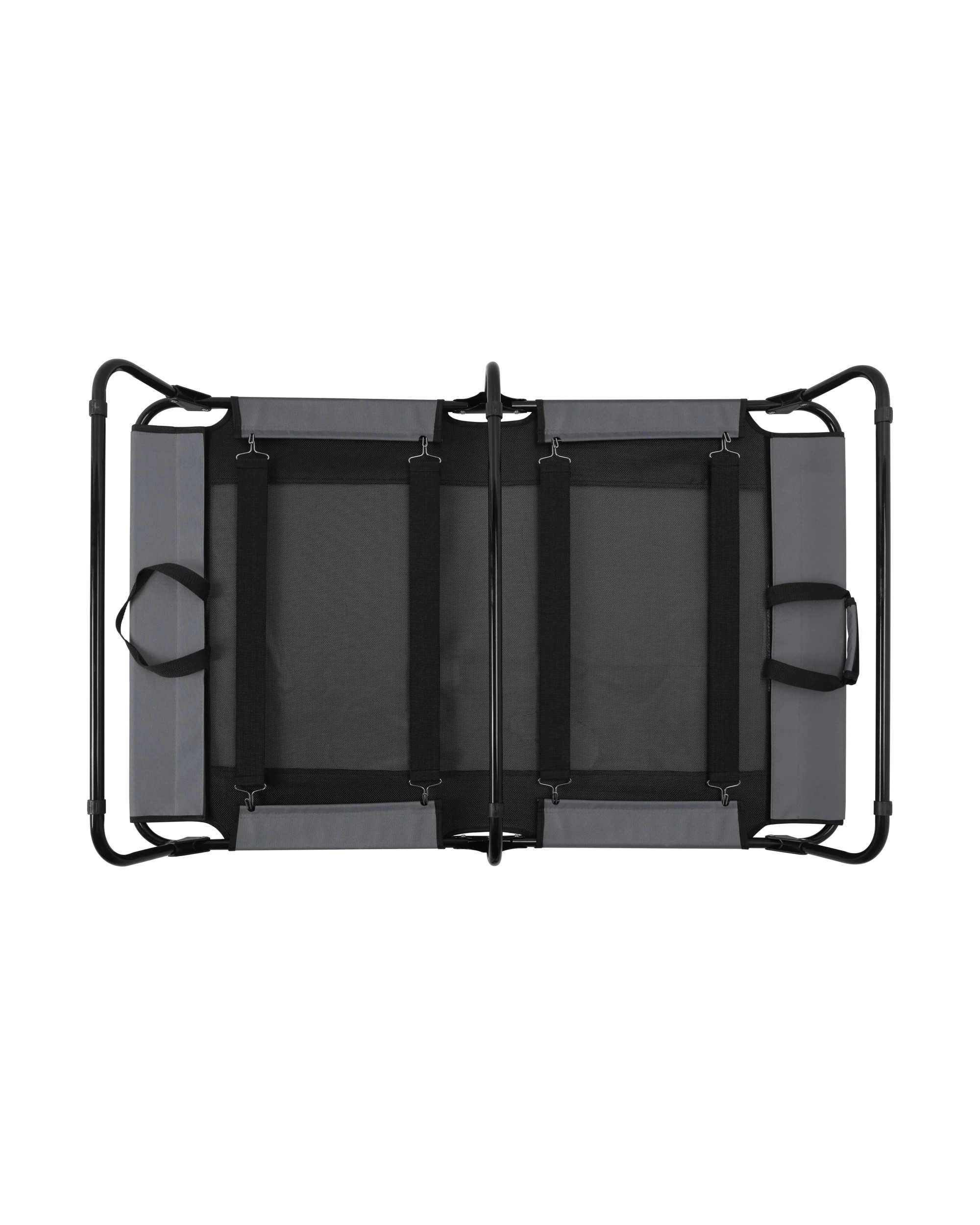 6 Charlie's Adventure Foldable Travel Trampoline Dog Bed 120x80x22cm - Grey, 6 of 10