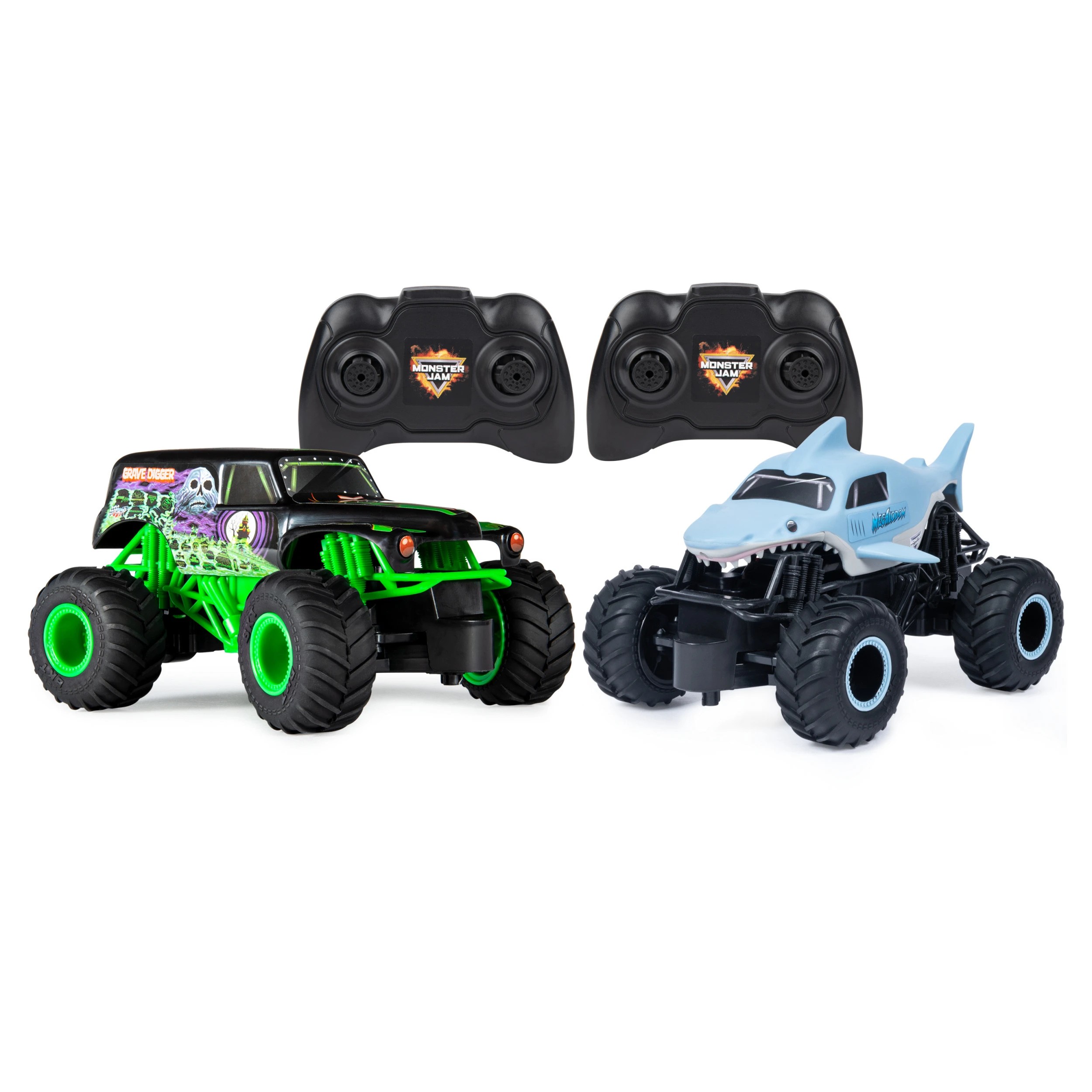 1 2 Pack Monster Jam RC 1:24 Grave Digger vs  El Toro Loco Racing Rivals, 1 of 7