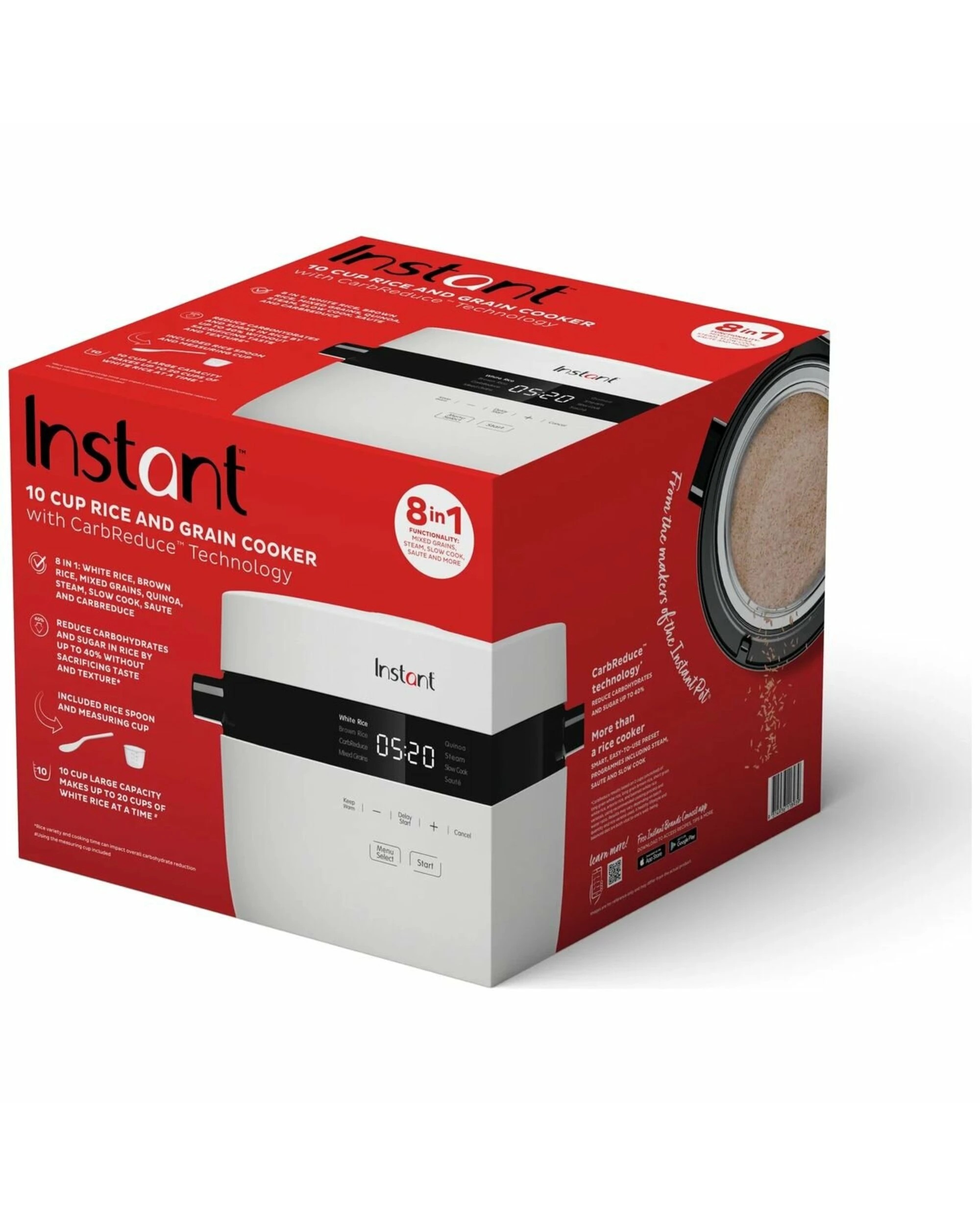 2 Instant Pot 10 Cup Rice & Grain Cooker- White, 2 of 5