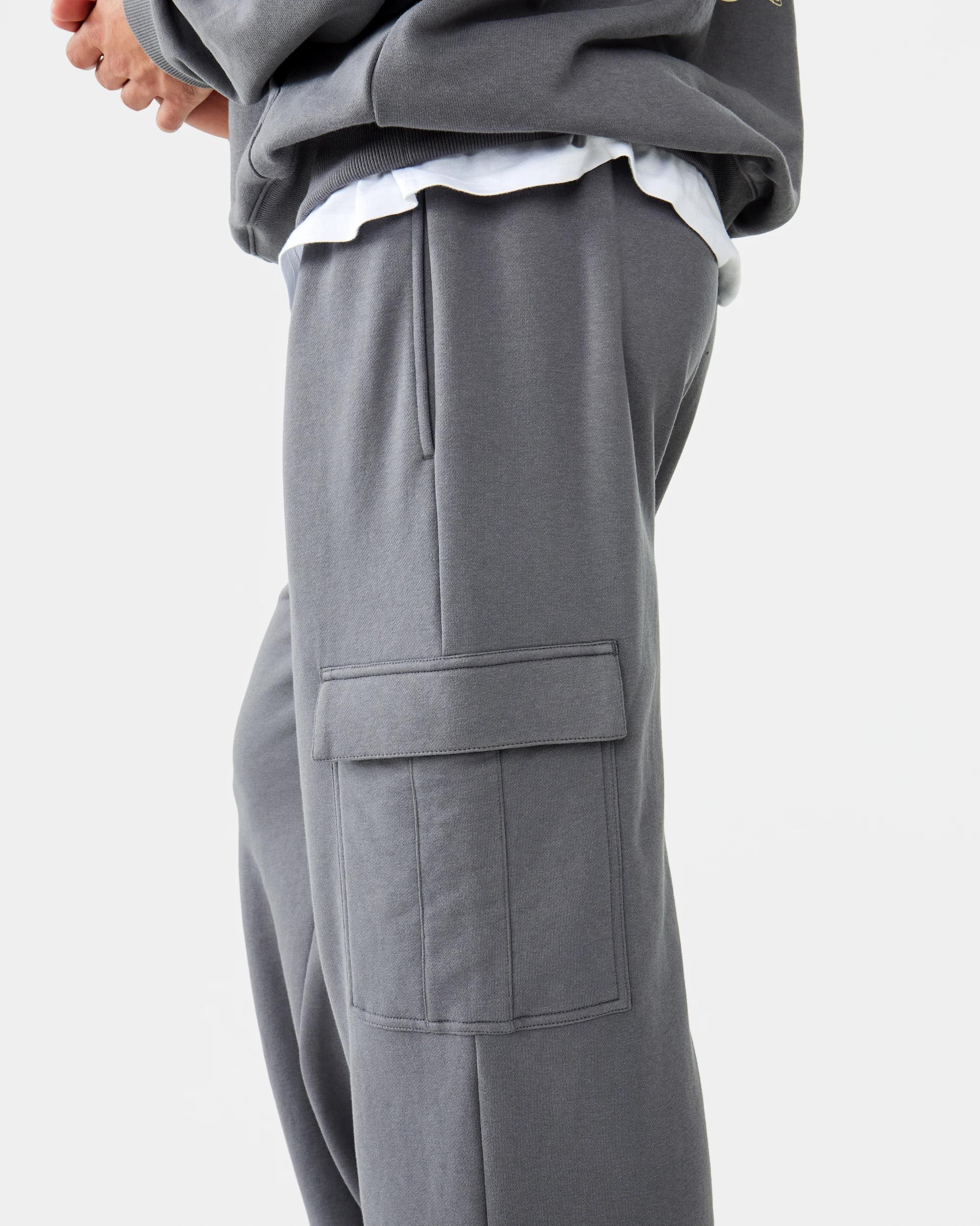 7 Terry Cargo Trackpants Gry Seal, 7 of 7