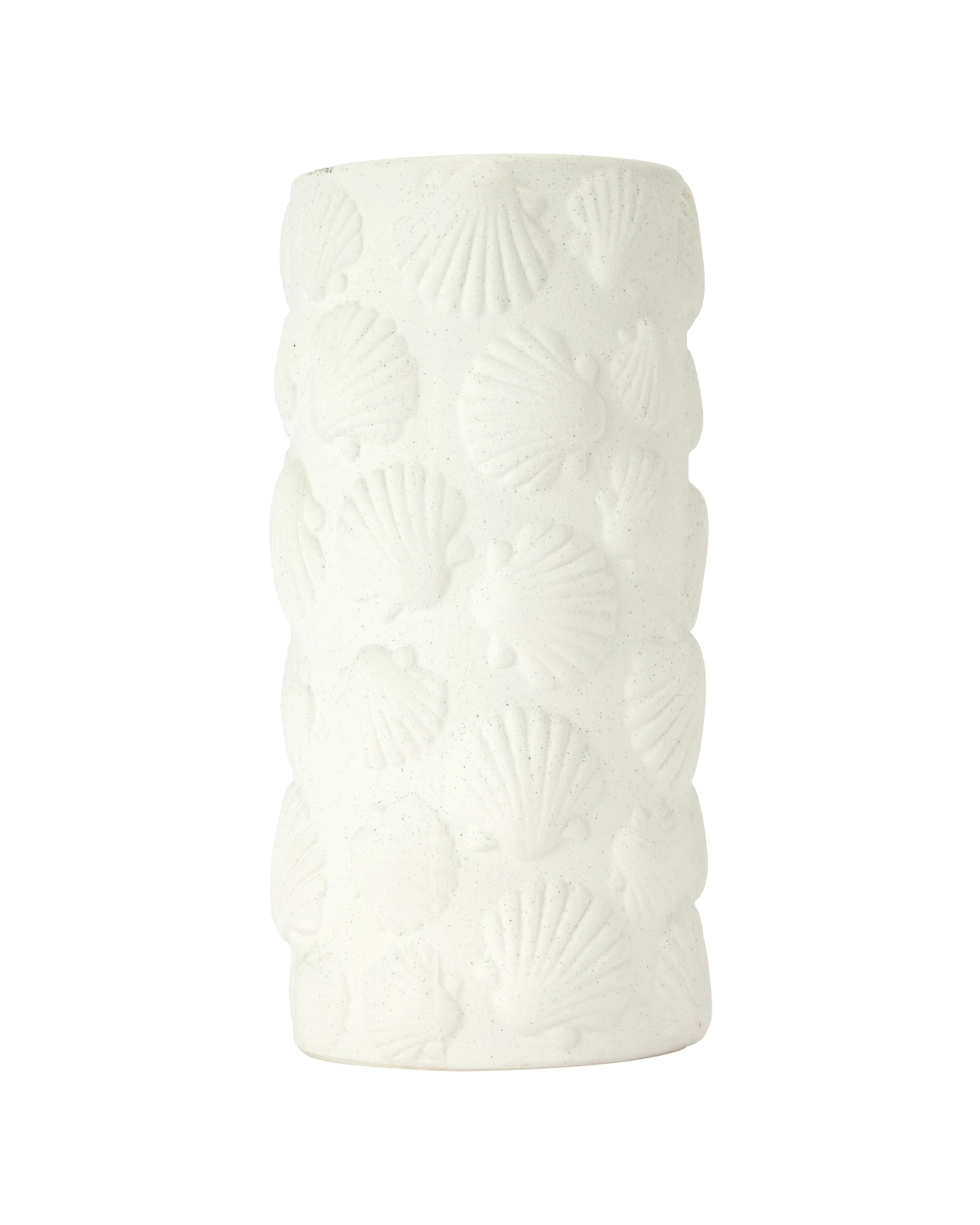 2 Shell Textured Ceramic Vase, 2 of 5