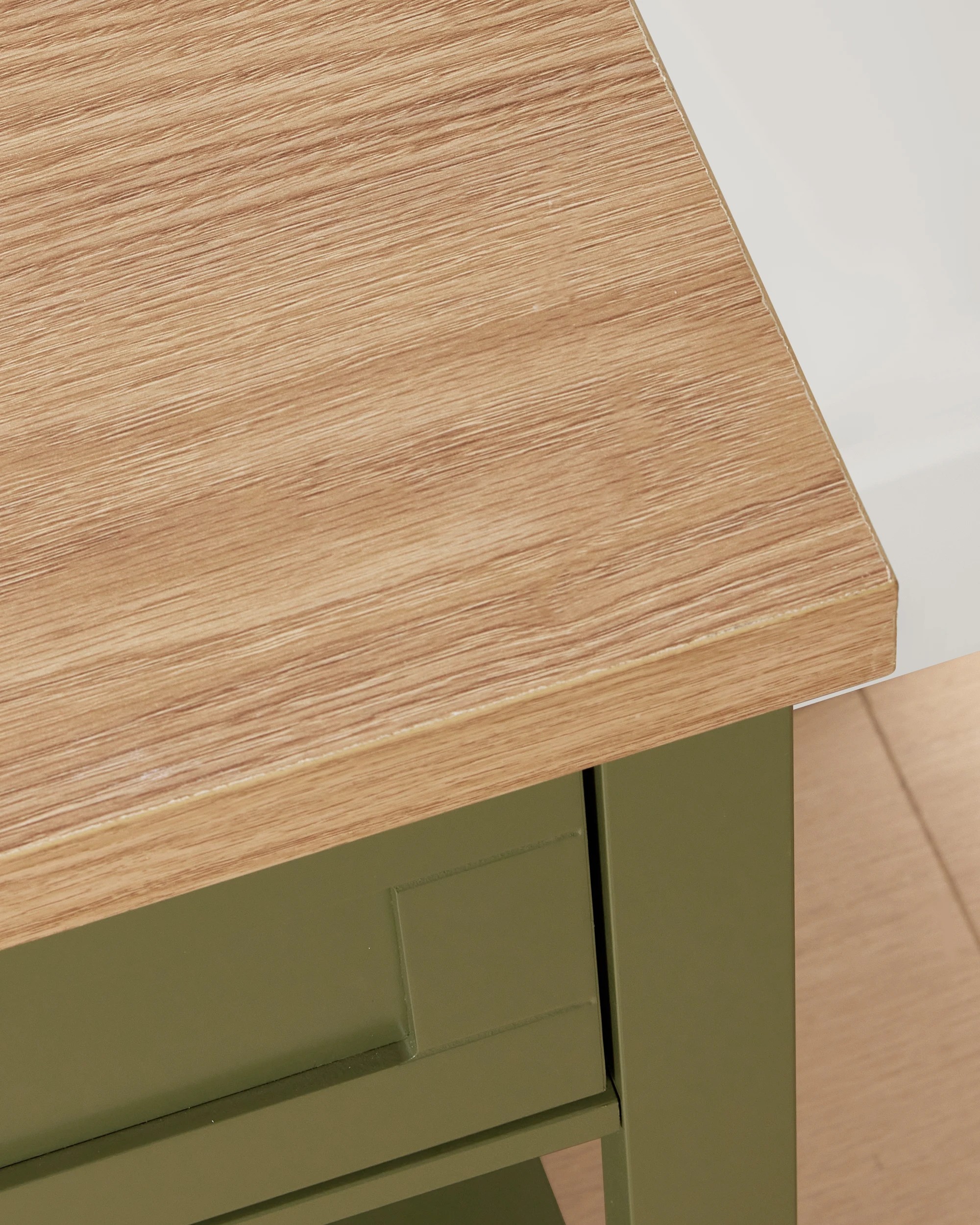 6 Oliver Bedside Table - Olive Green, 6 of 9